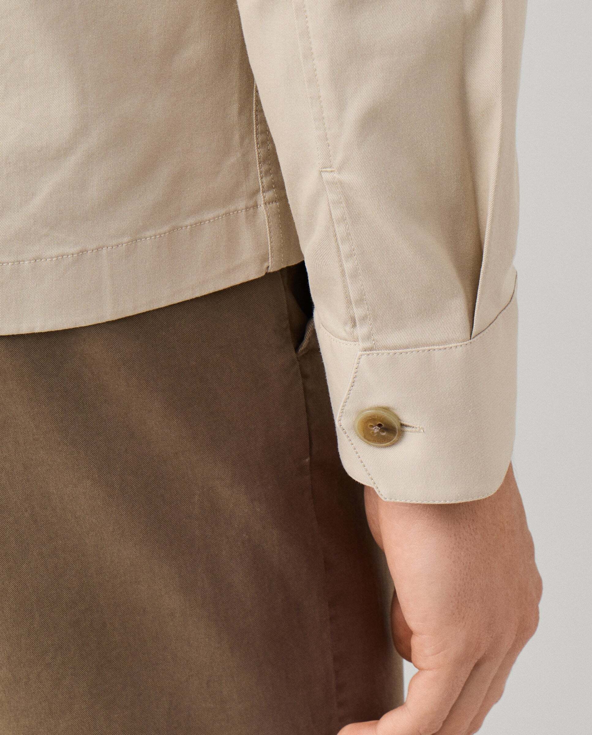 Sobrecamisa de hombre velo de algodón elástico - Hackett - Natural Natural-5