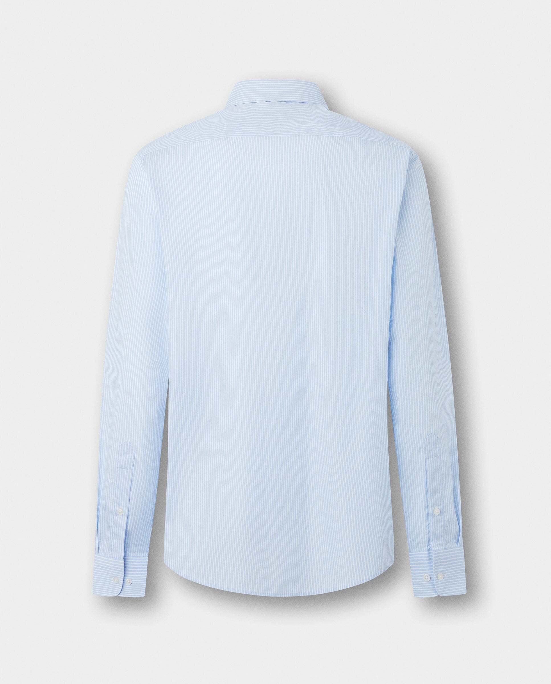 Camisa de hombre rayas city fit clásico - Hackett - Azul Azul-8