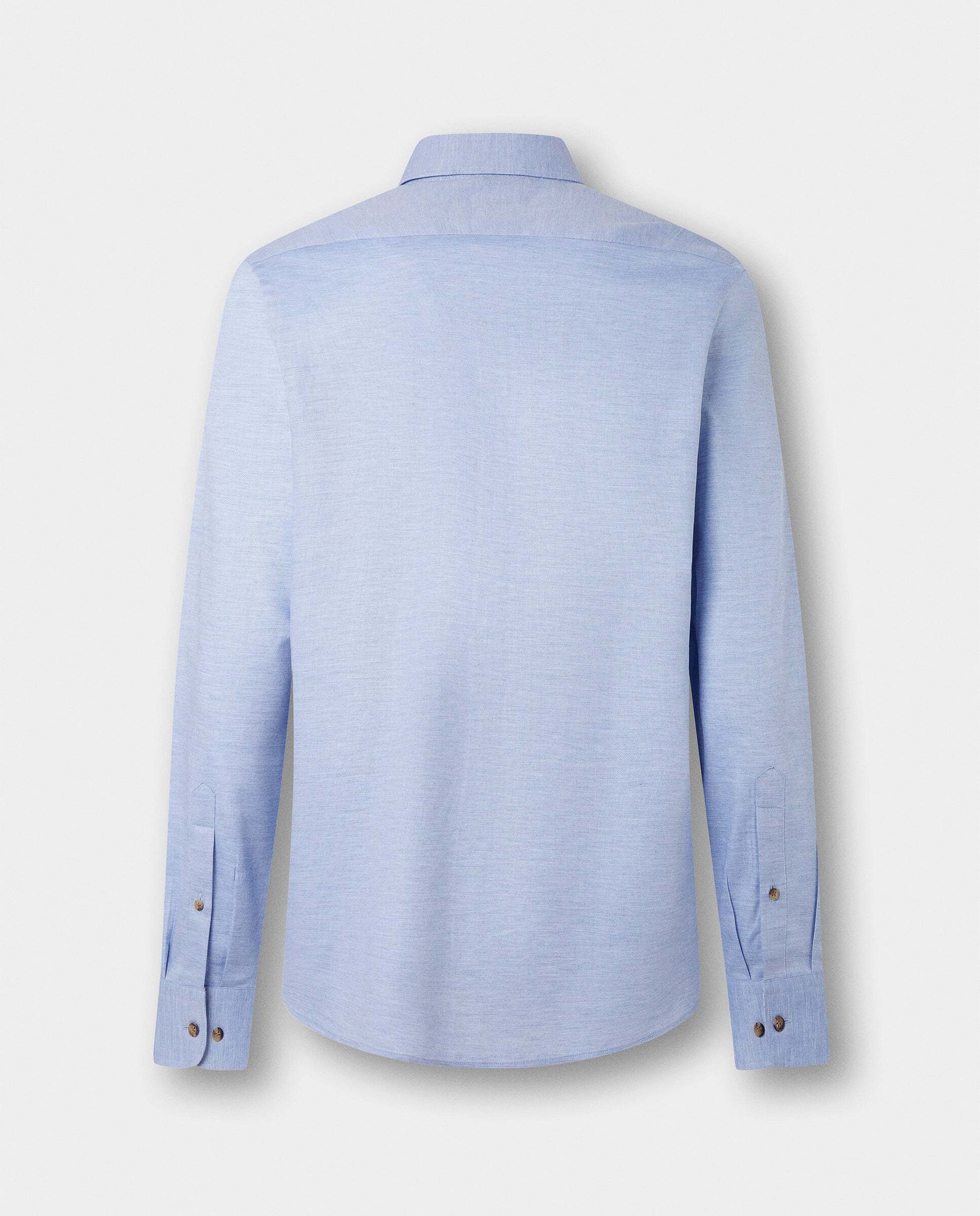 Camisa de hombre franela múltiples ribetes fit tailored - Hackett - Azul claro Azul claro-8