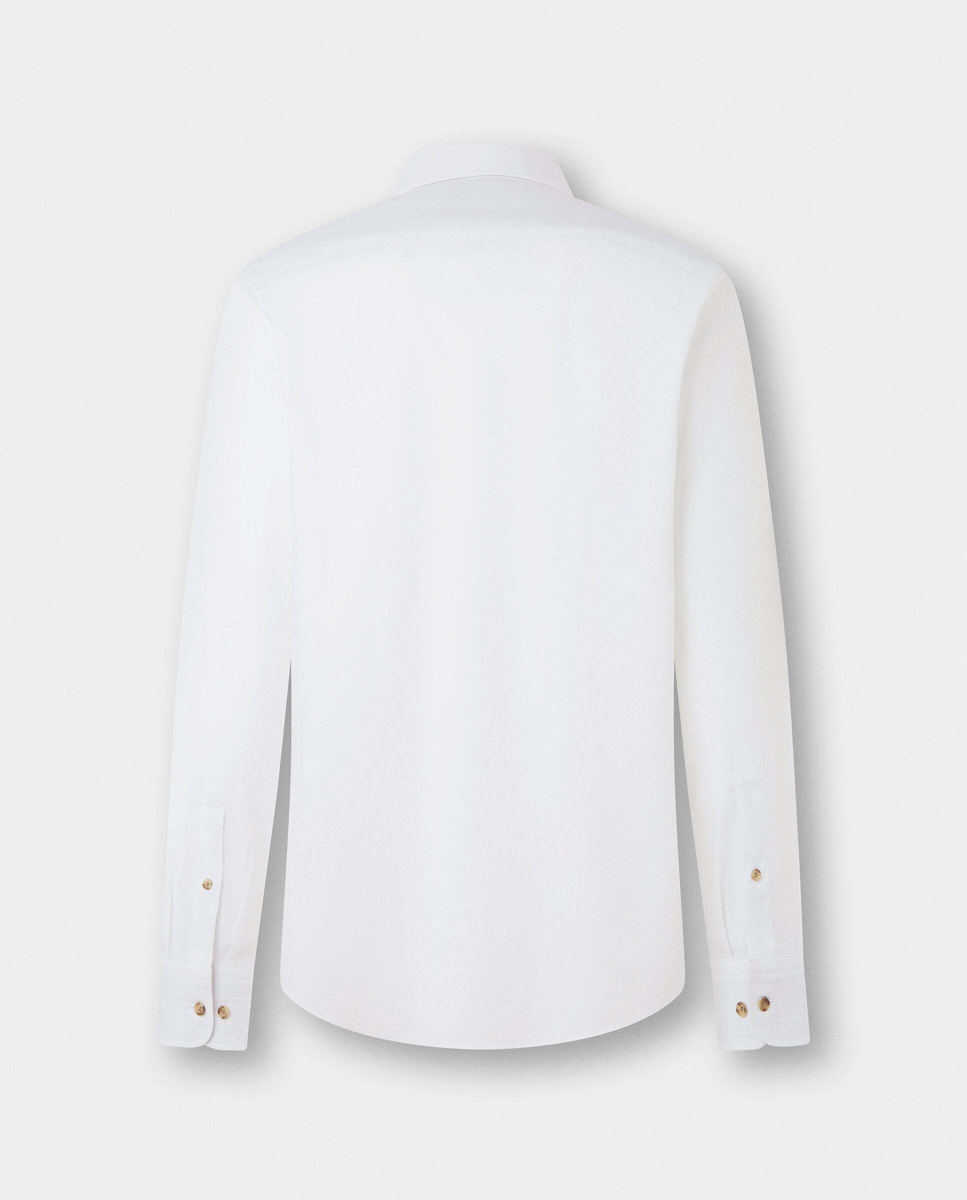 Camisa de hombre franela múltiples ribetes fit tailored - Hackett - Blanco Blanco-6