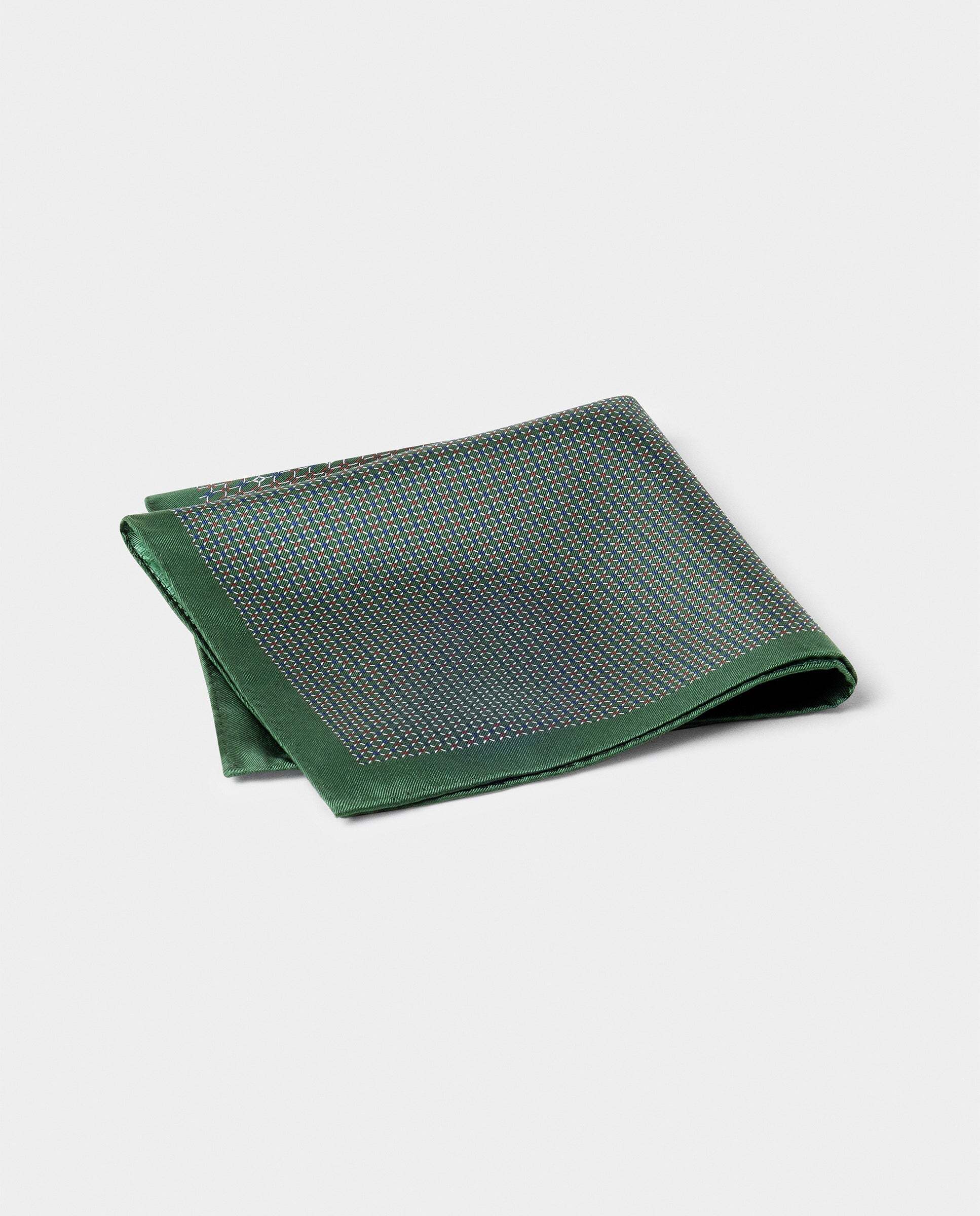 Fulares de hombre de seda verde quad - Hackett - Verde Verde-1
