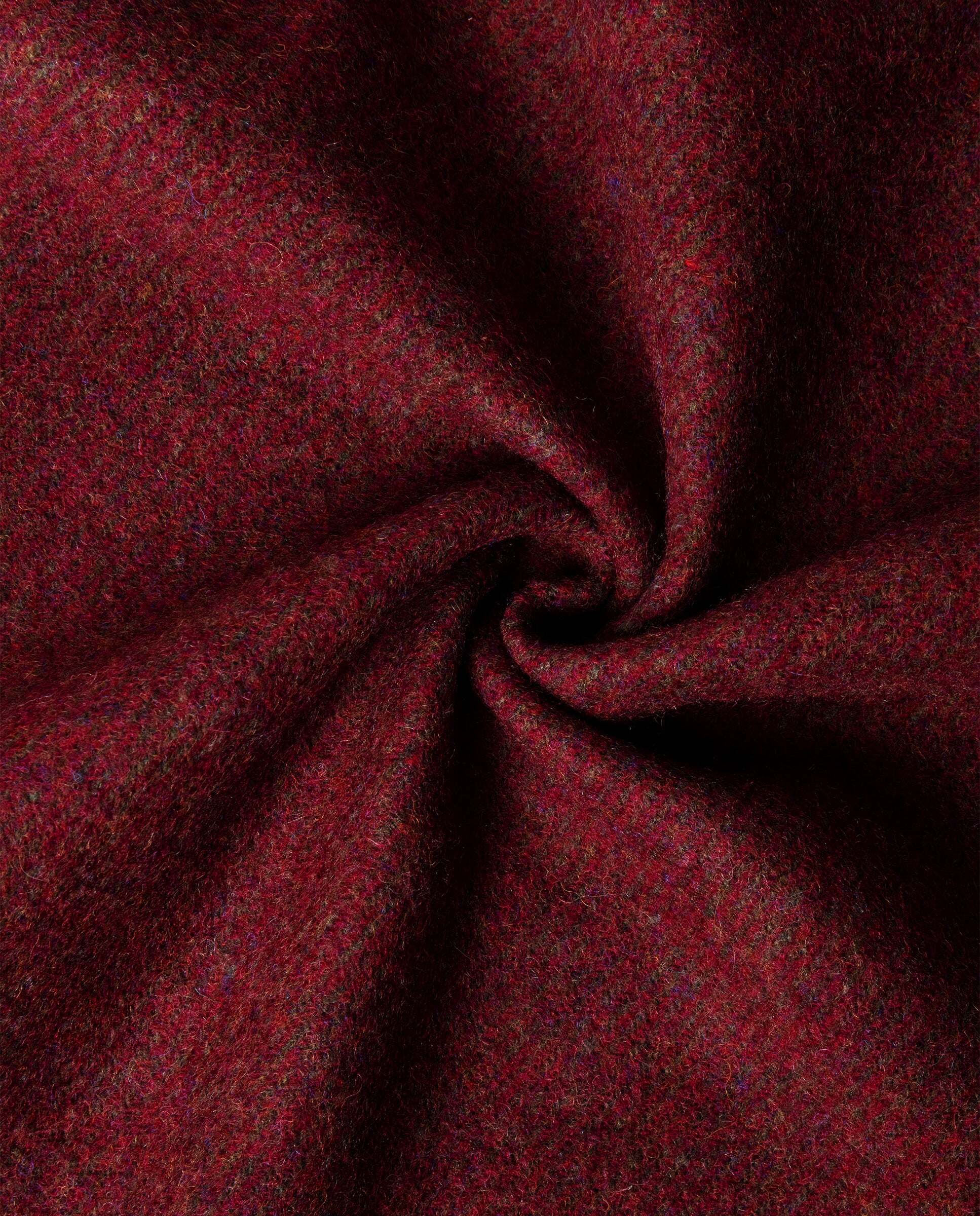 Imagen 3 de Bufanda de hombre de lana-cashmere en sarga - Hackett - hecha en italia - Verde Verde