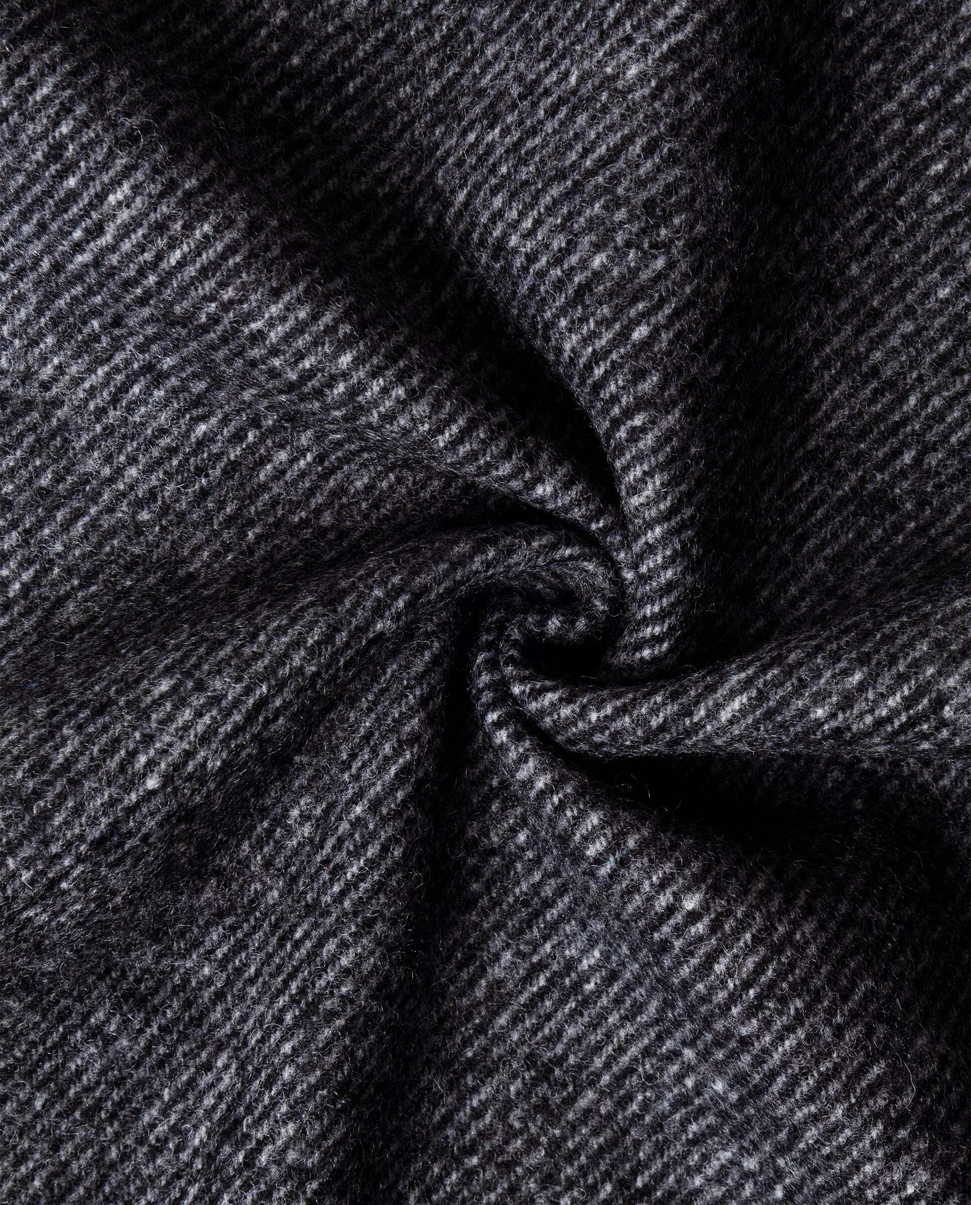 Imagen 3 de Bufanda de hombre de lana-cashmere en sarga - Hackett - hecha en italia - Gris Gris