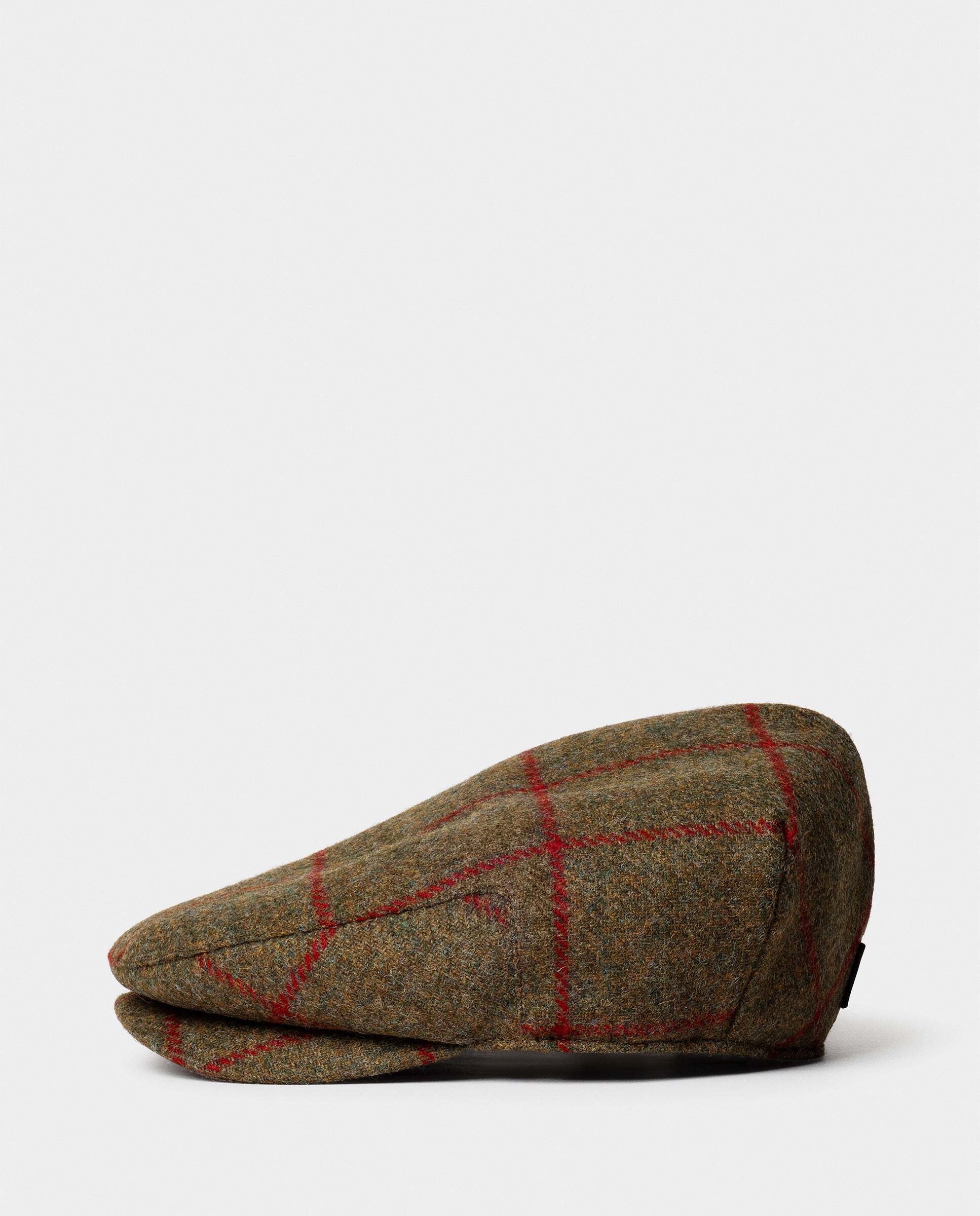 Boina de hombre inglesa diseño horse&hound de lana-tejida en inglaterra - Hackett - Verde Oliva Verde Oliva-2