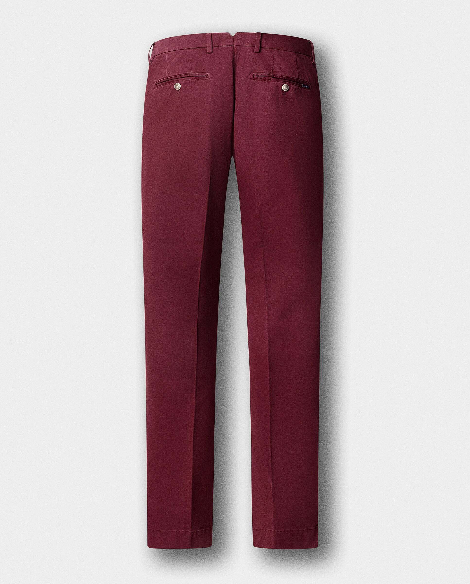 Chino kensington algodón elástico fit slim - Hackett - Rojo Rojo-8