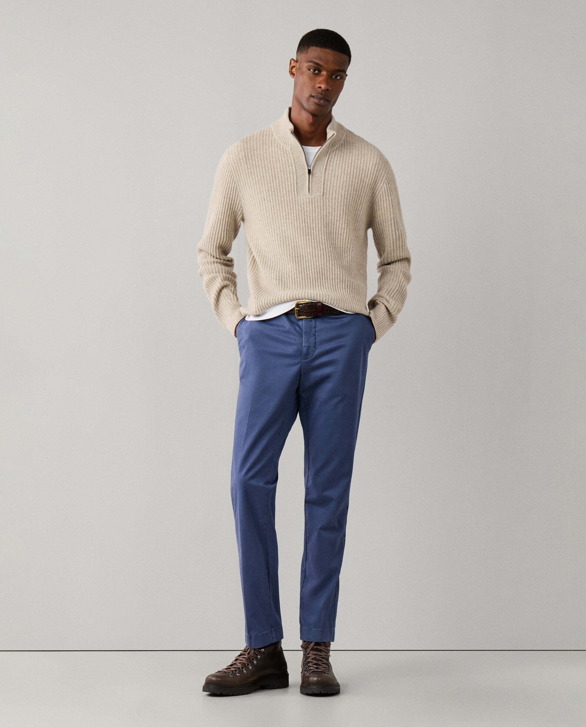 Imagen 0 de Chino kensington algodón elástico fit slim Azul