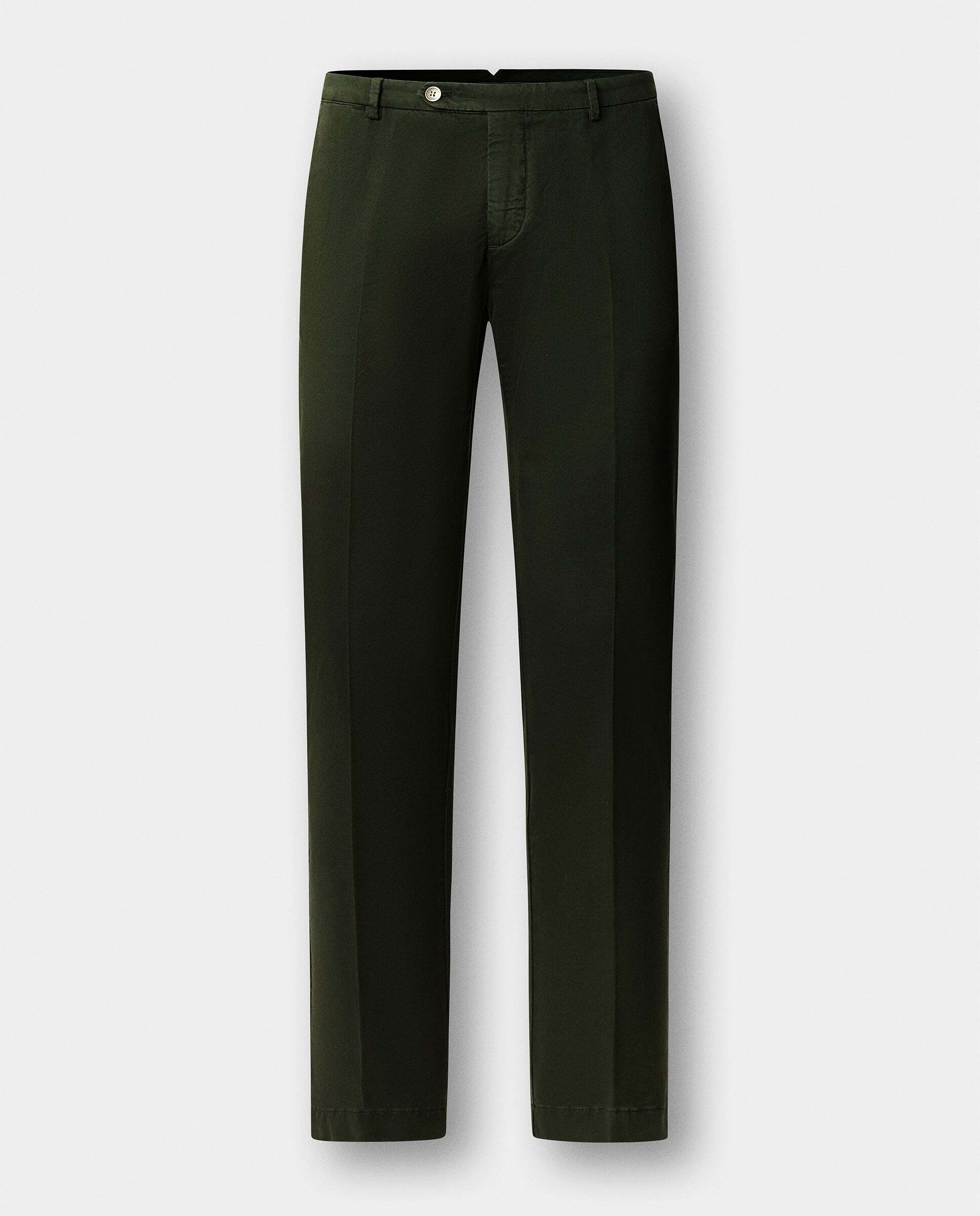Chino kensington algodón elástico fit slim - Hackett - Verde Verde-7