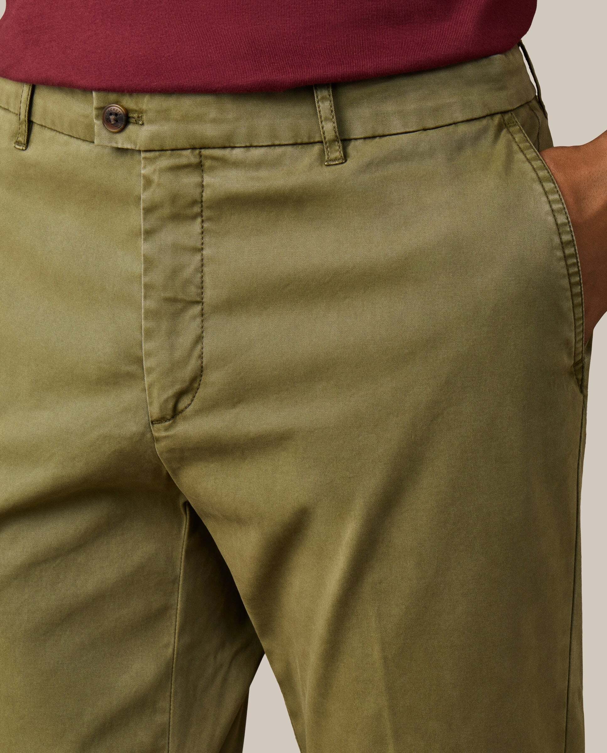 Chino de hombre kensington heritage fit slim - Hackett - Verde Verde-4