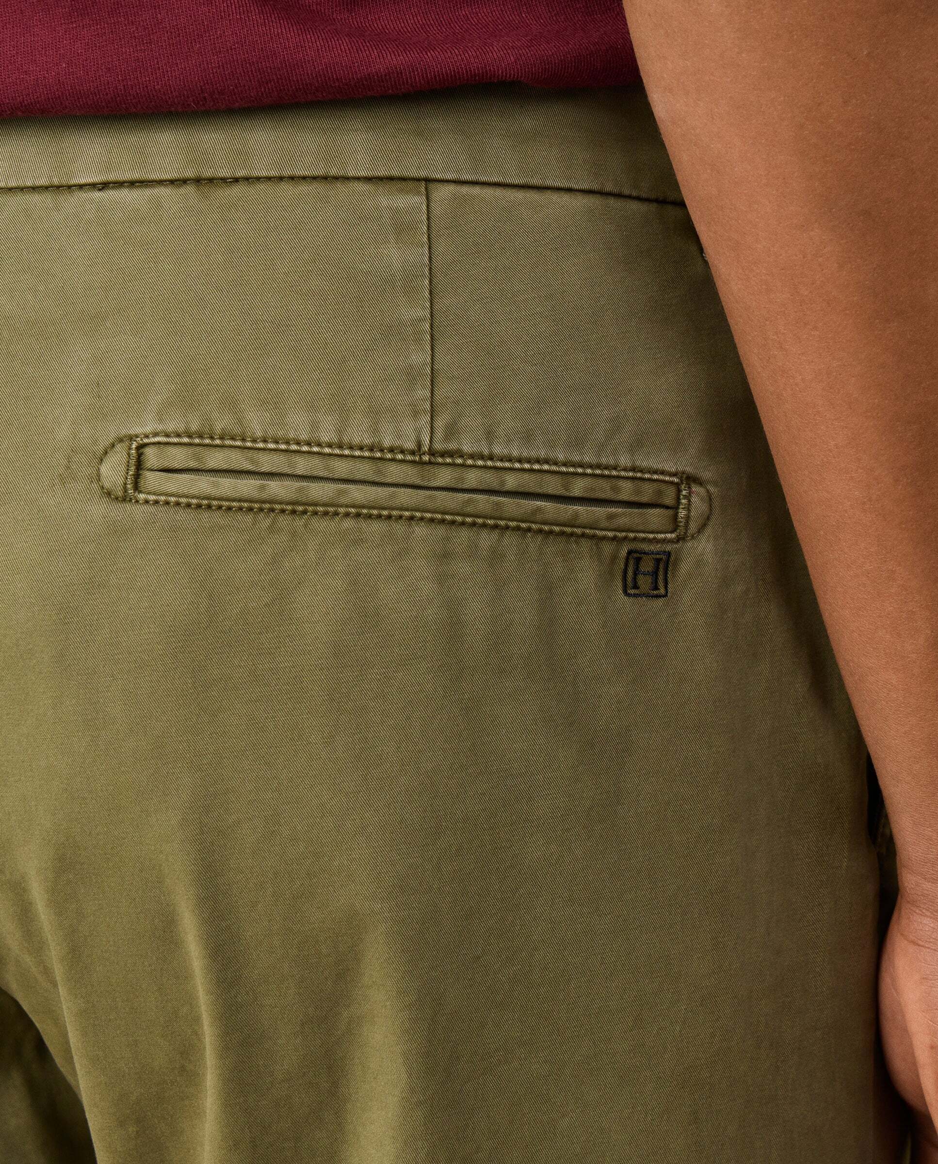 Chino de hombre kensington heritage fit slim - Hackett - Verde Verde-5