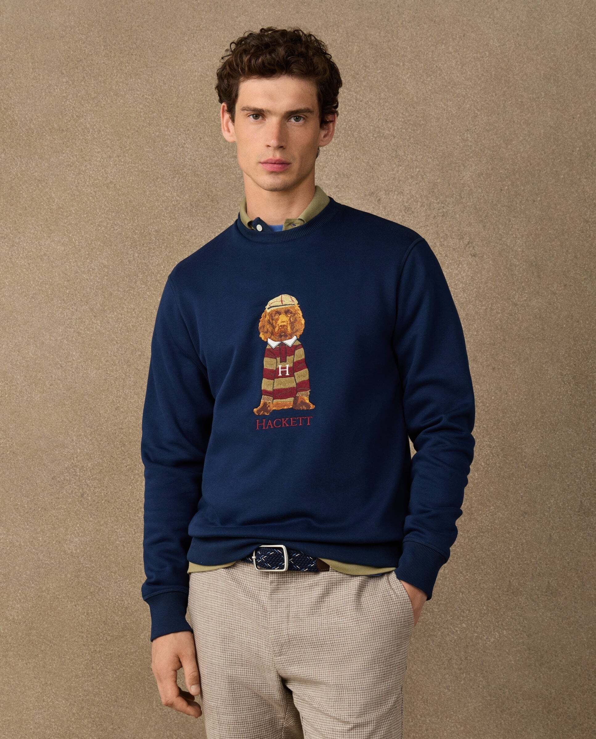 Imagen 0 de Sudadera de hombre cuello redondo harry Azul