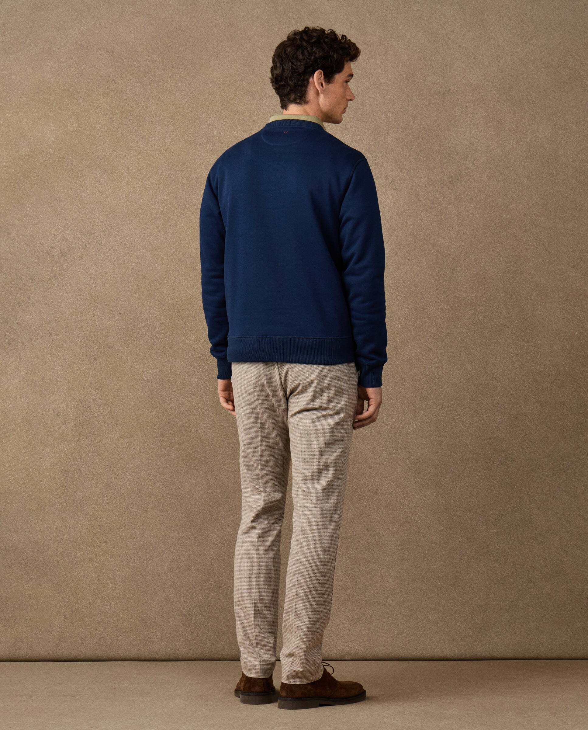 Sudadera de hombre cuello redondo harry - Hackett - Azul Azul-3