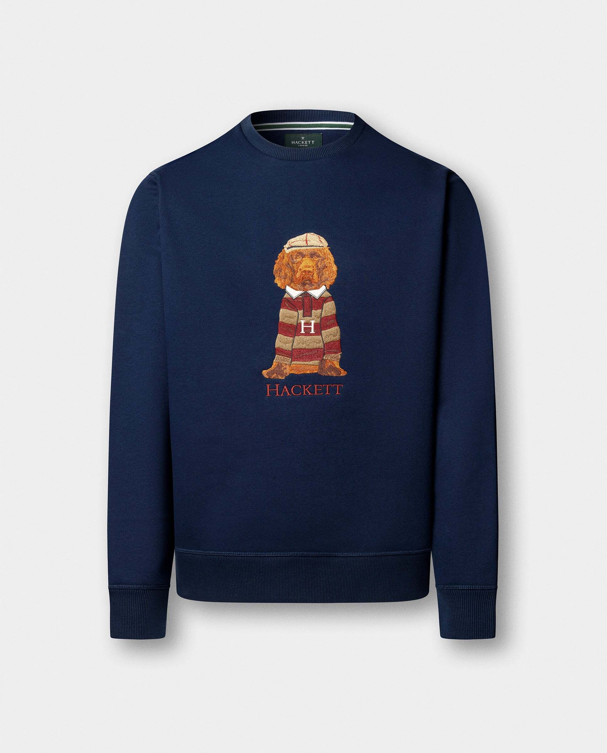 Sudadera de hombre cuello redondo harry - Hackett - Azul Azul-7