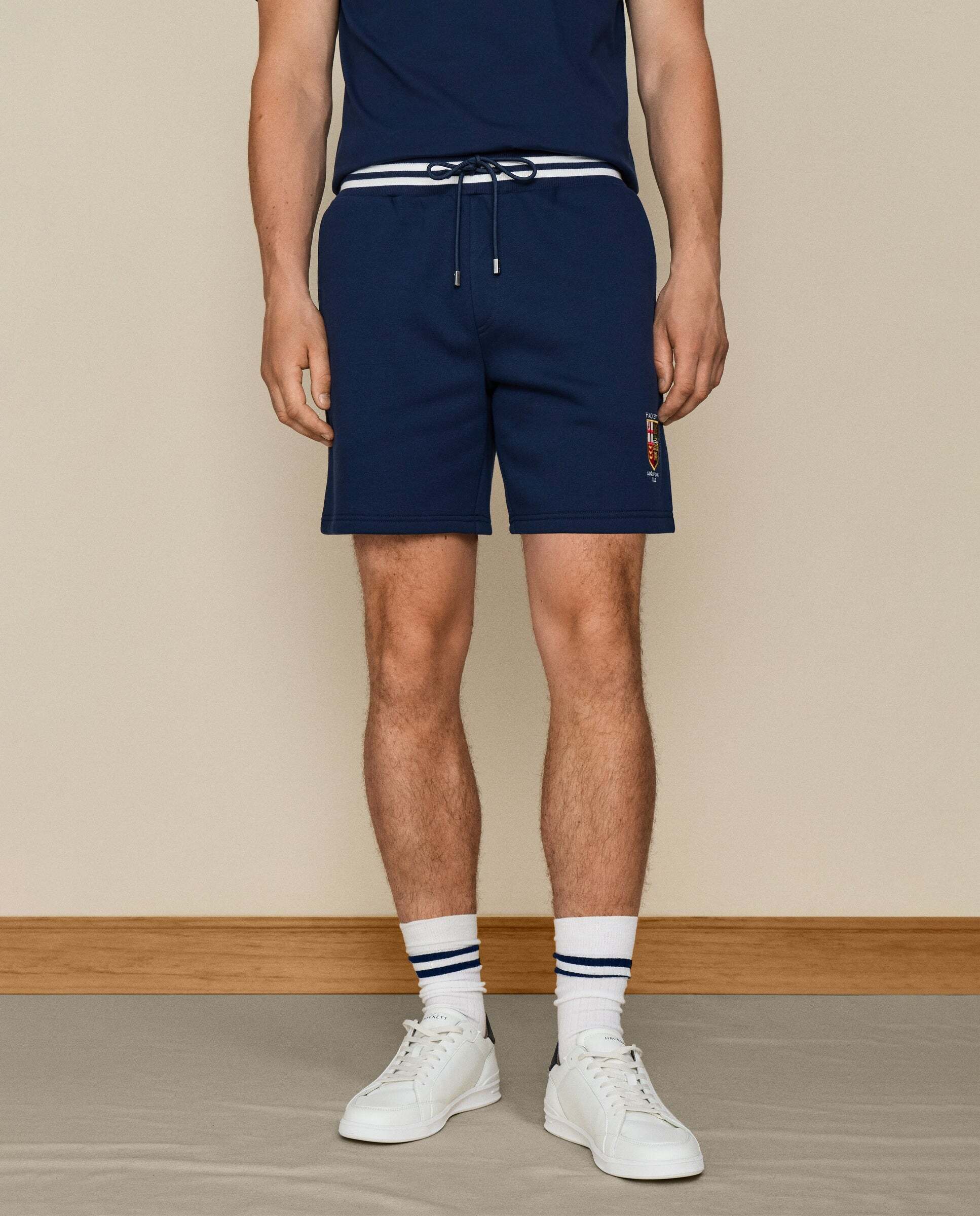 Bermuda de hombre de felpa lrc - Hackett - Azul Azul-1