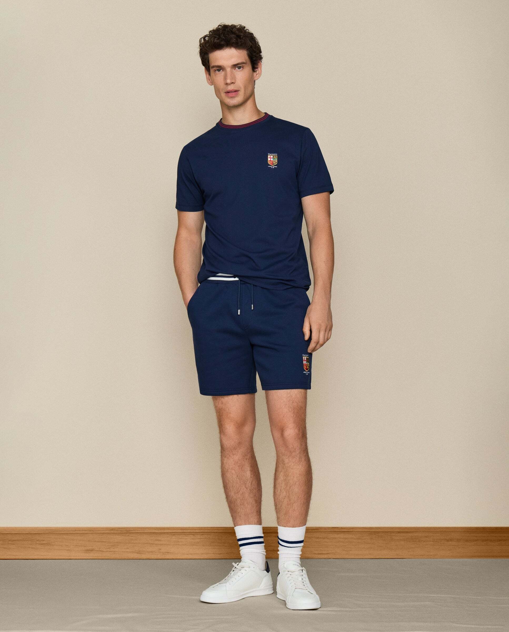 Bermuda de hombre de felpa lrc - Hackett - Azul Azul-2