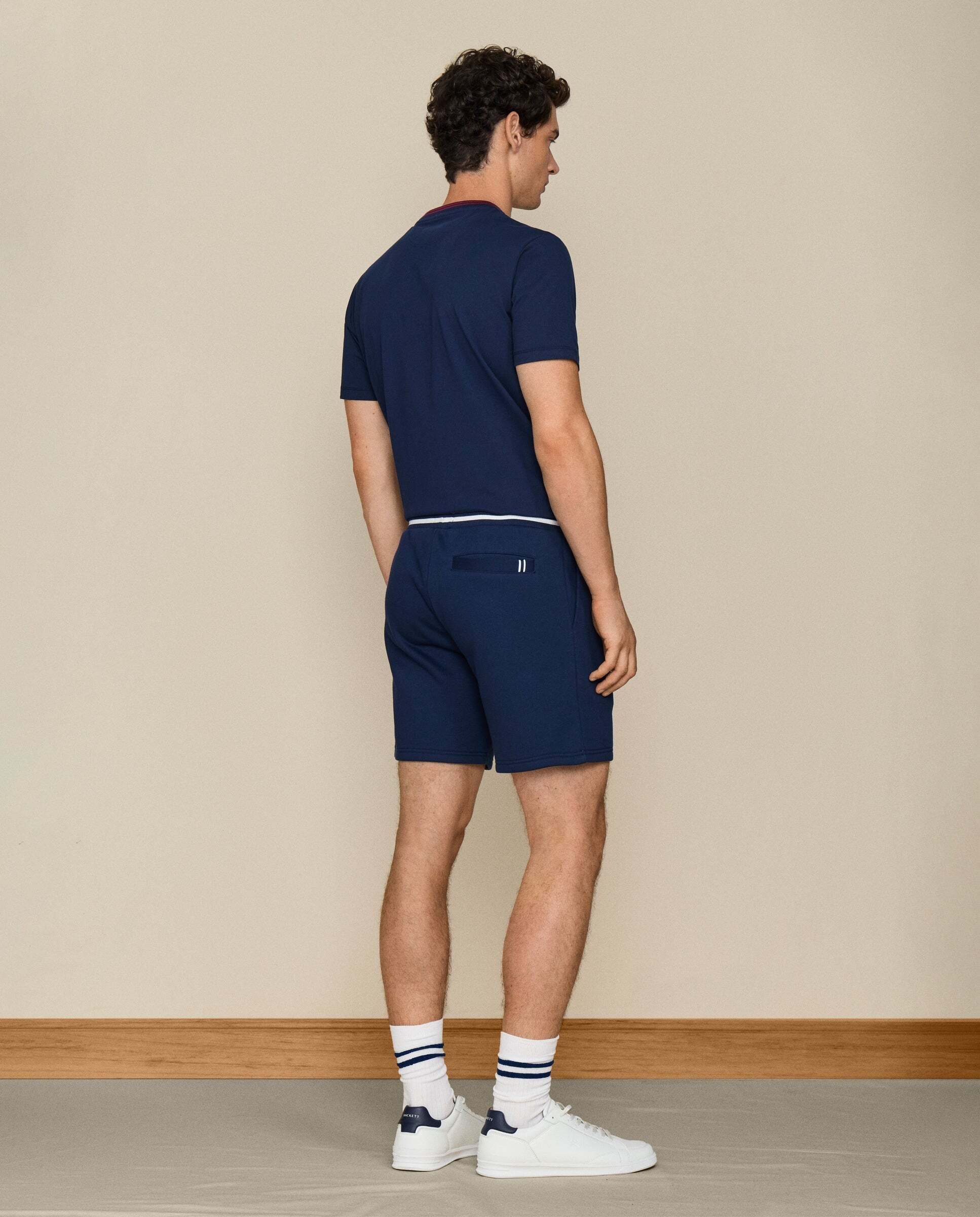 Bermuda de hombre de felpa lrc - Hackett - Azul Azul-3
