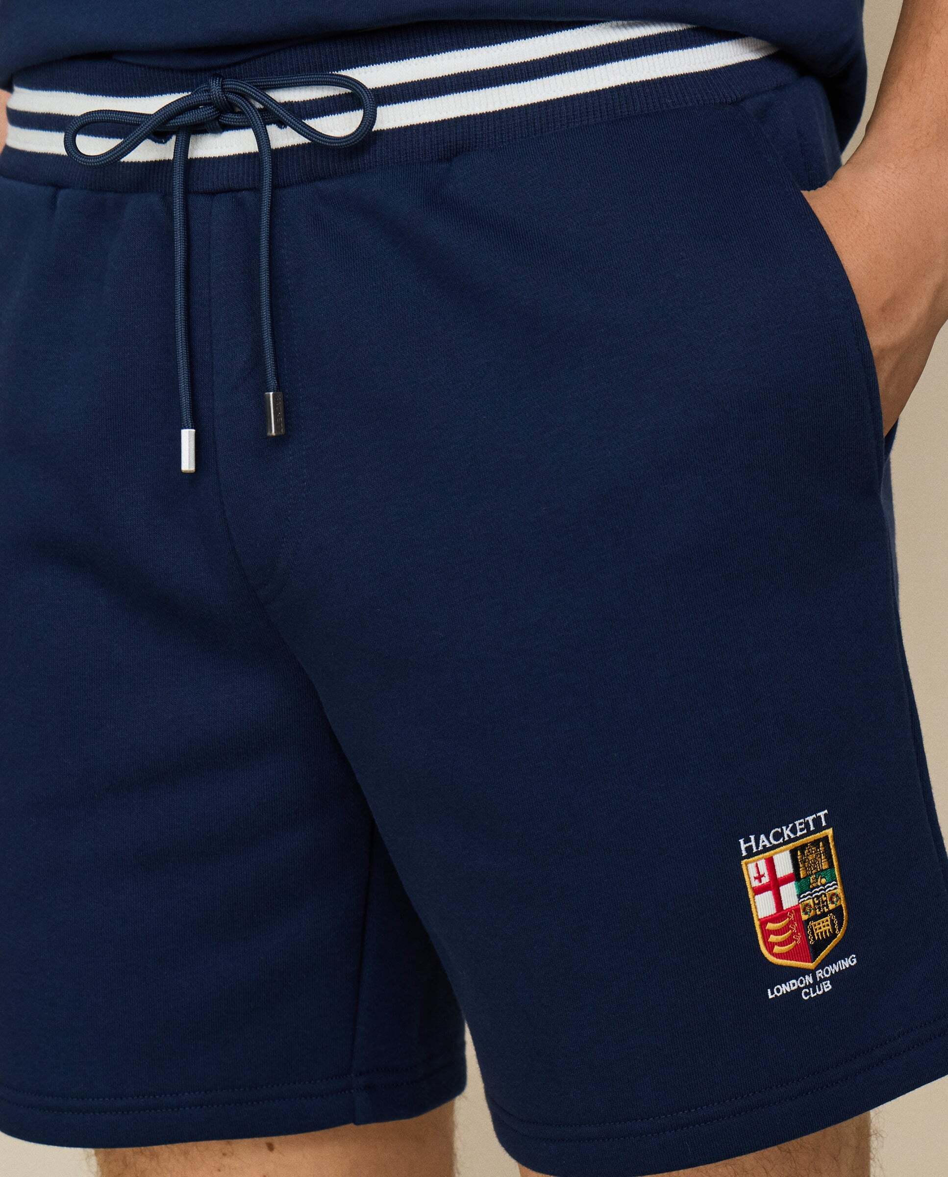 Bermuda de hombre de felpa lrc - Hackett - Azul Azul-4