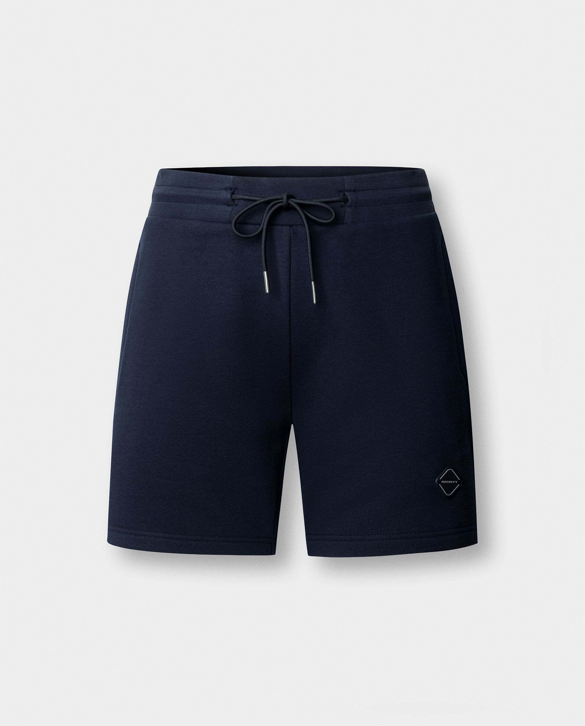 Pantalones cortos de hombre de felpa con logo luxe - Hackett - Azul marino Azul marino-5