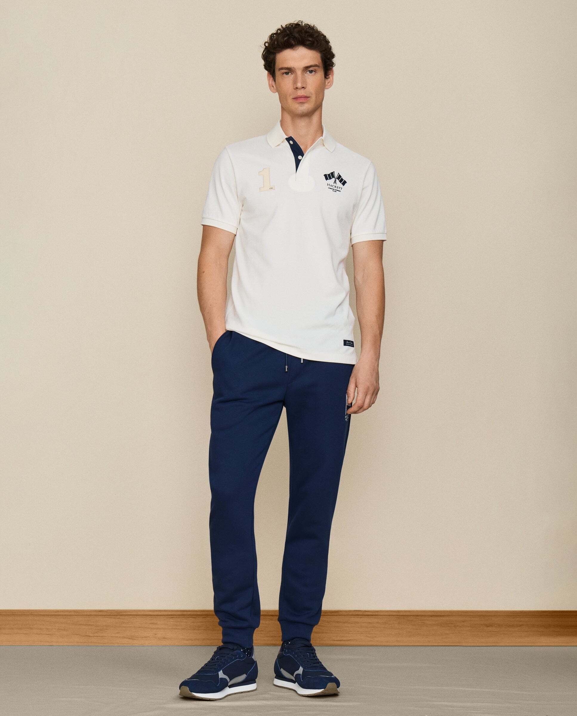 Jogger de hombre de felpa lrc flag - Hackett - Azul Azul-2