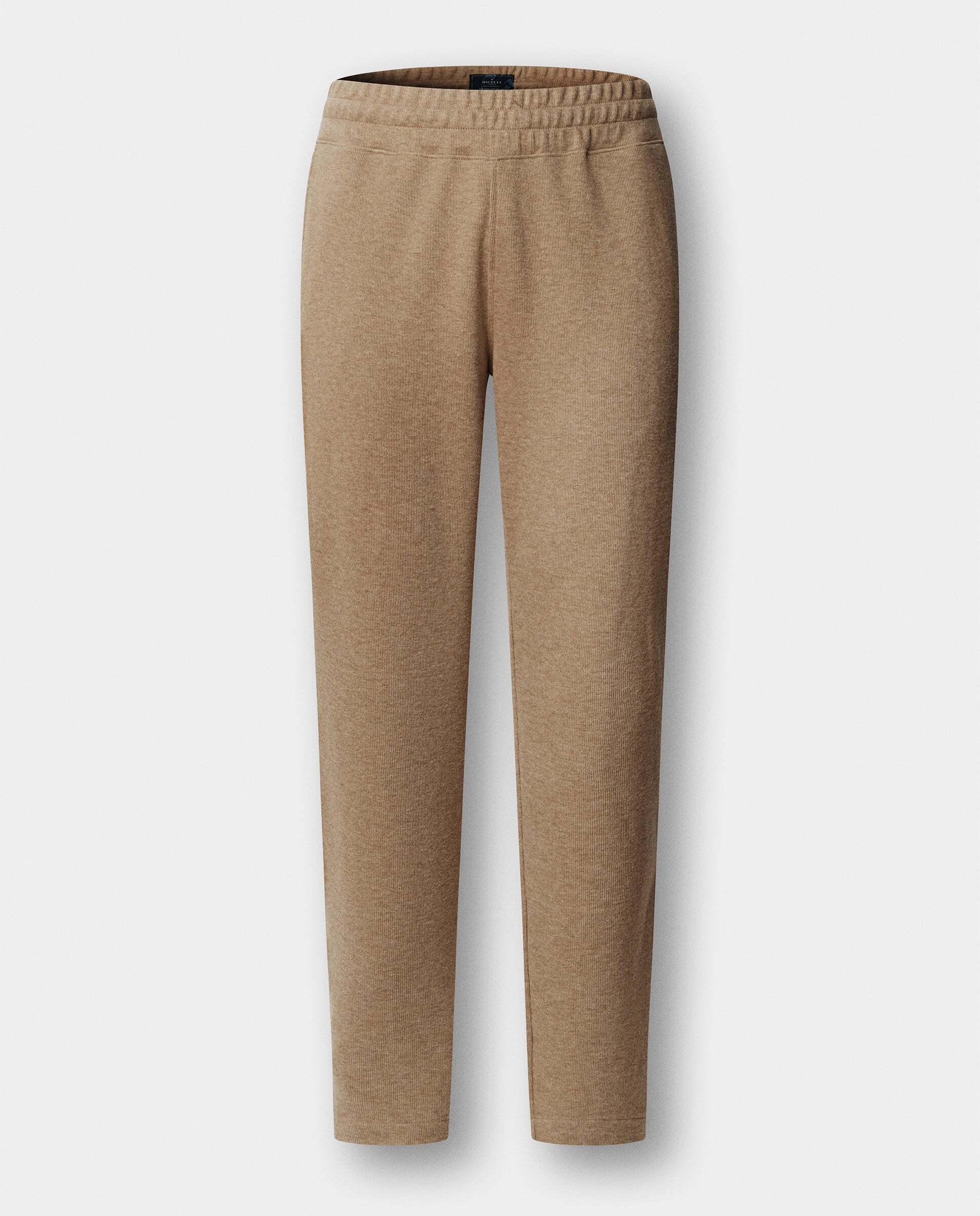 Jogger de hombre de felpa de algodón de viaje - Hackett - Beige Natural-7