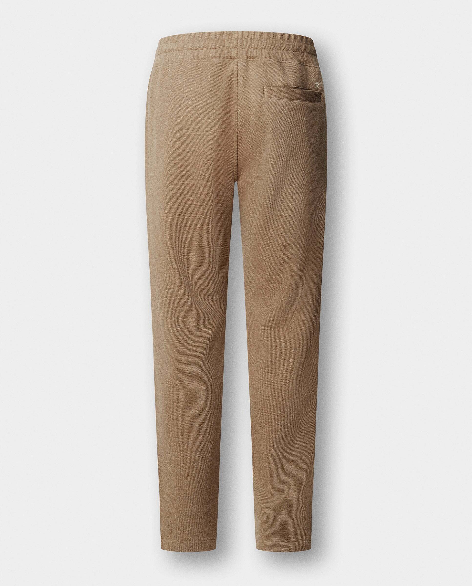 Jogger de hombre de felpa de algodón de viaje - Hackett - Beige Natural-6