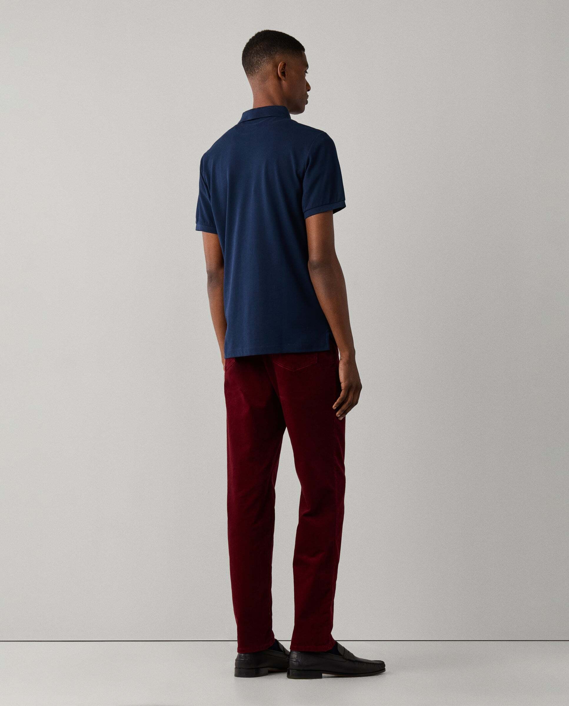 Polo de hombre piqué manga corta fit slim - Hackett - Azul Azul-3