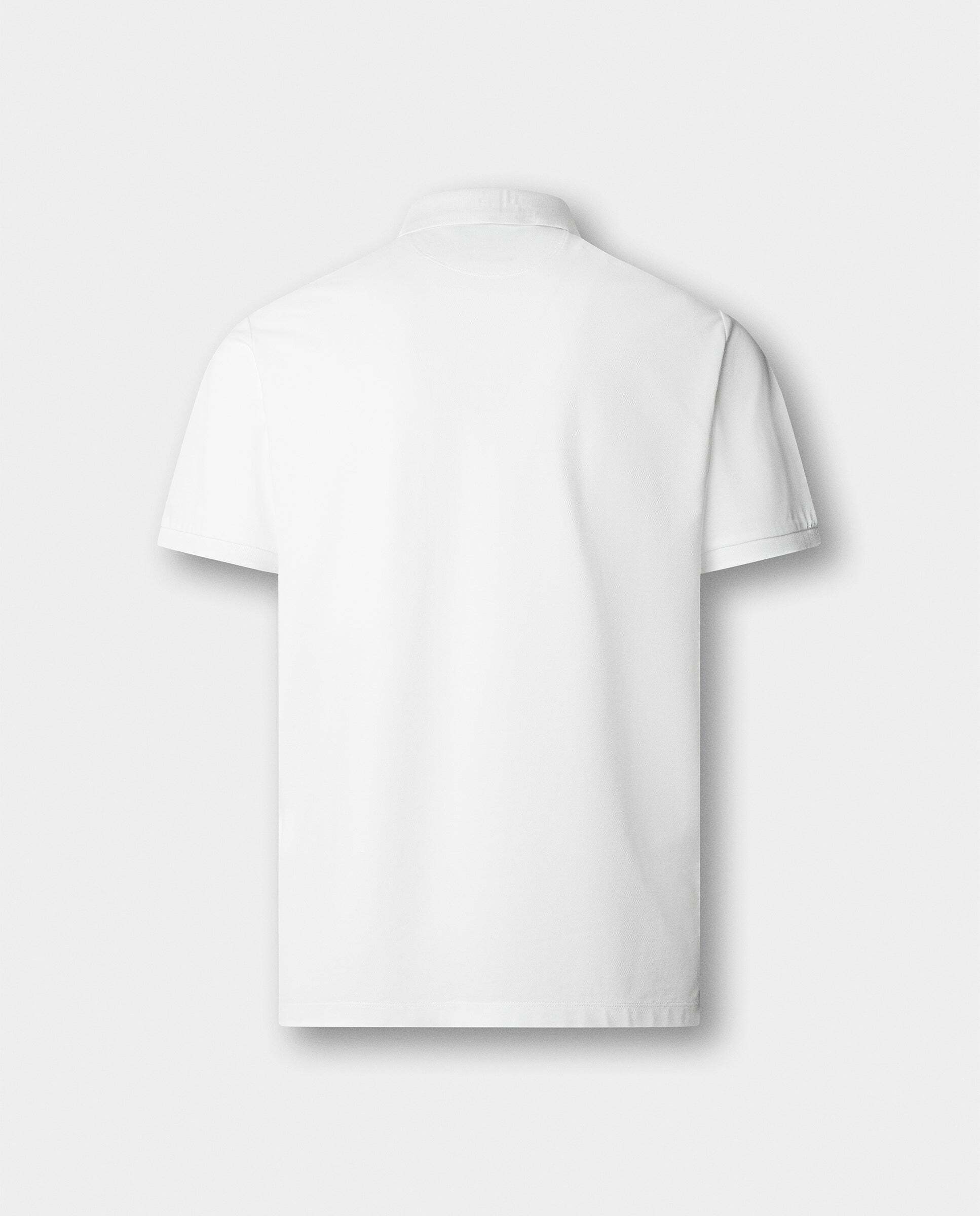 Polo de hombre piqué manga corta fit slim - Hackett - Blanco Blanco-6