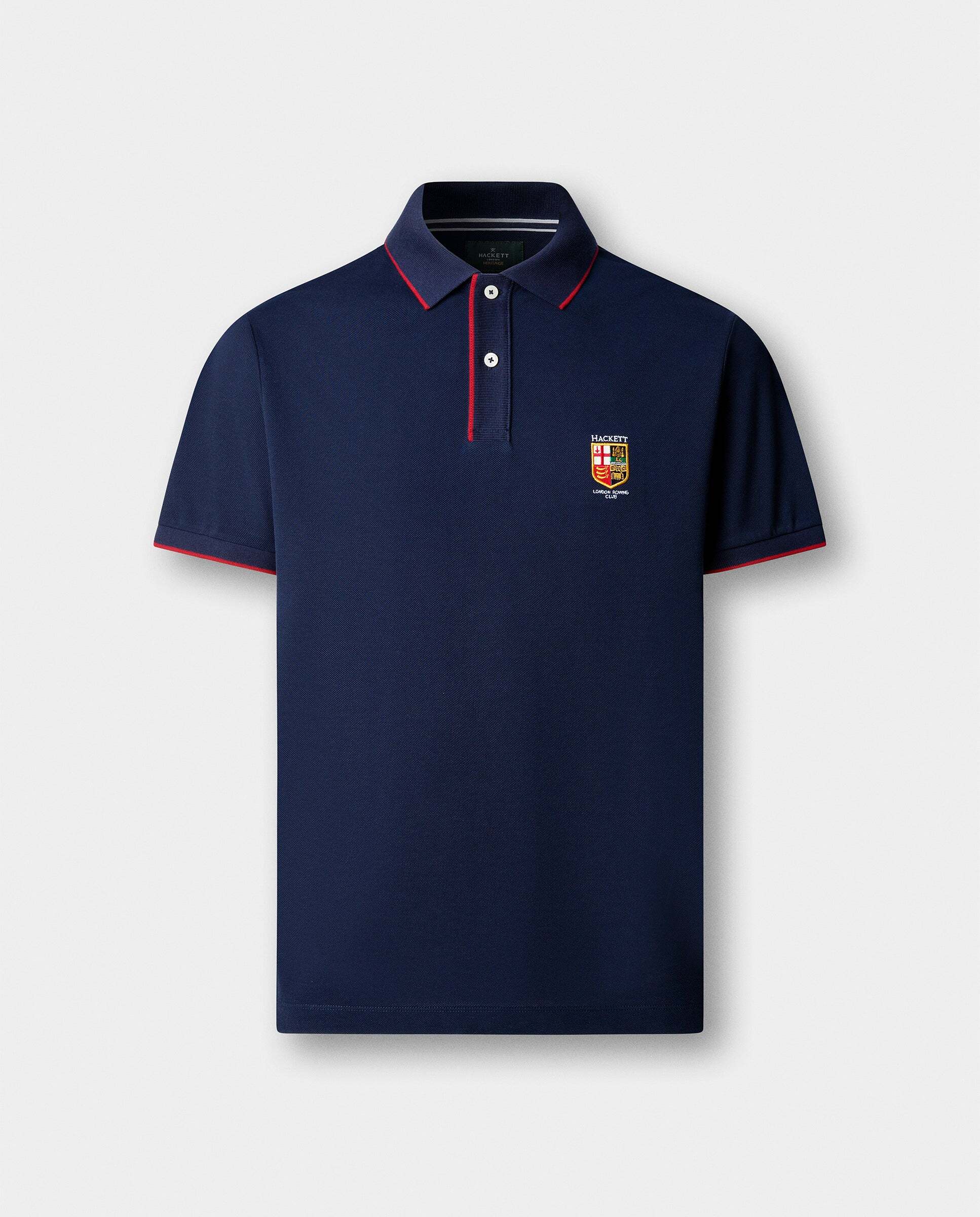 Polo de hombre manga corta fit clásico lrc - Hackett - Azul Azul-7
