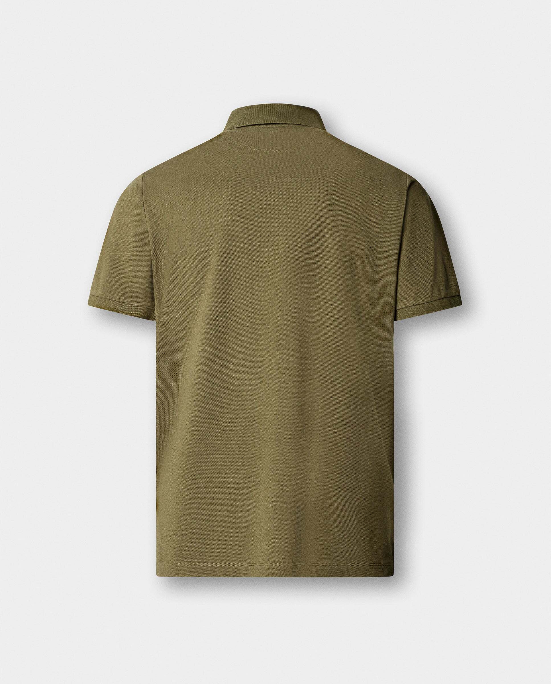 Polo de hombre manga corta con logo fit slim - Hackett - Verde Verde-6