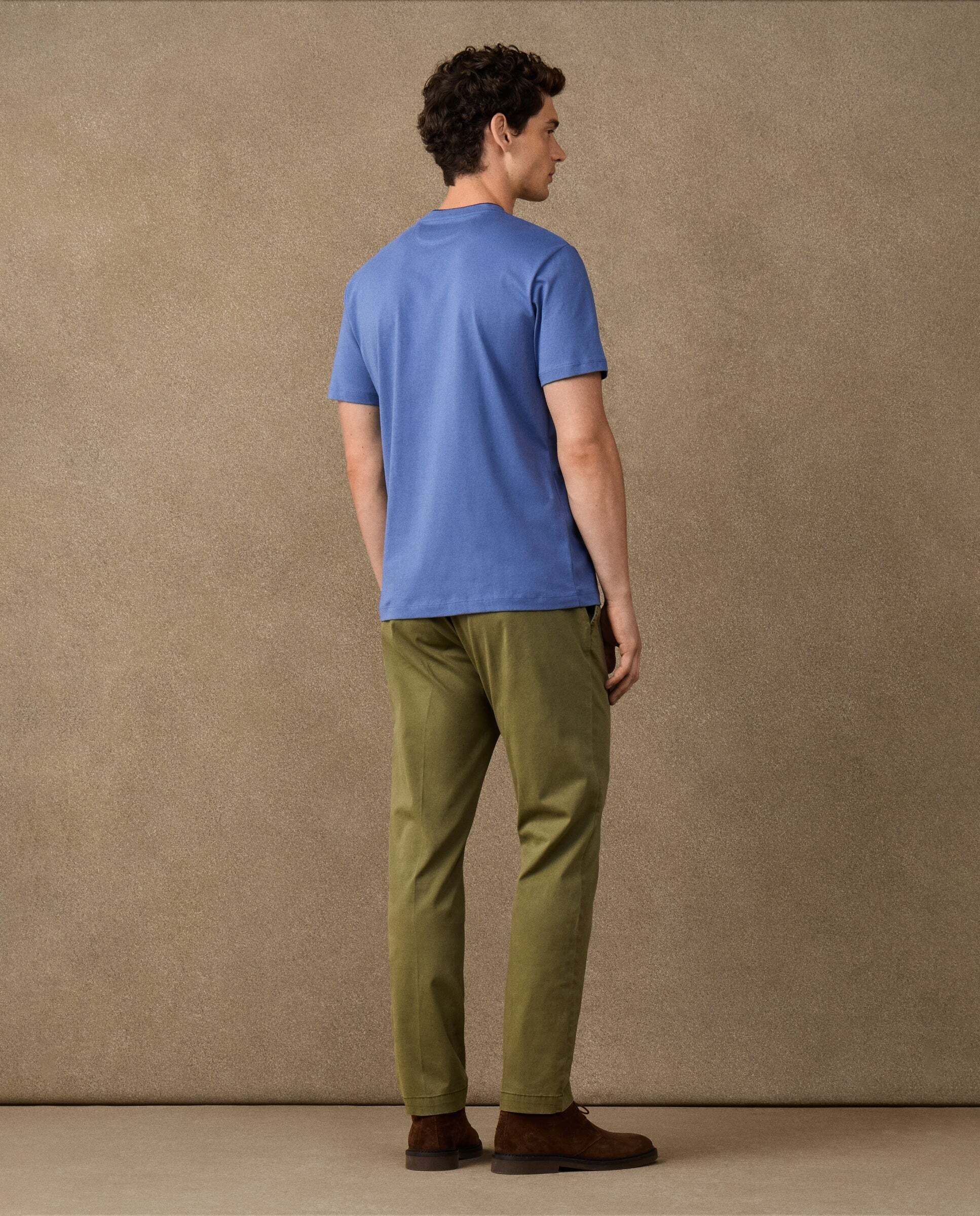 Camiseta de hombre logo h fit clásico - Hackett - Añil Añil-3