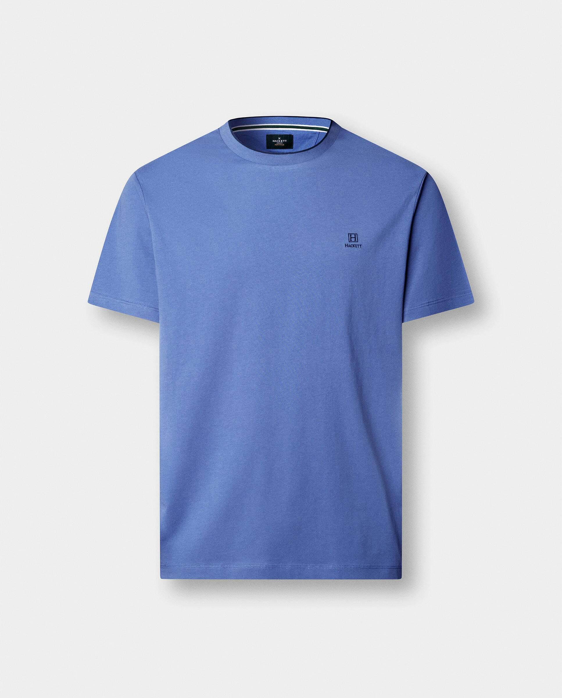Camiseta de hombre logo h fit clásico - Hackett - Añil Añil-7