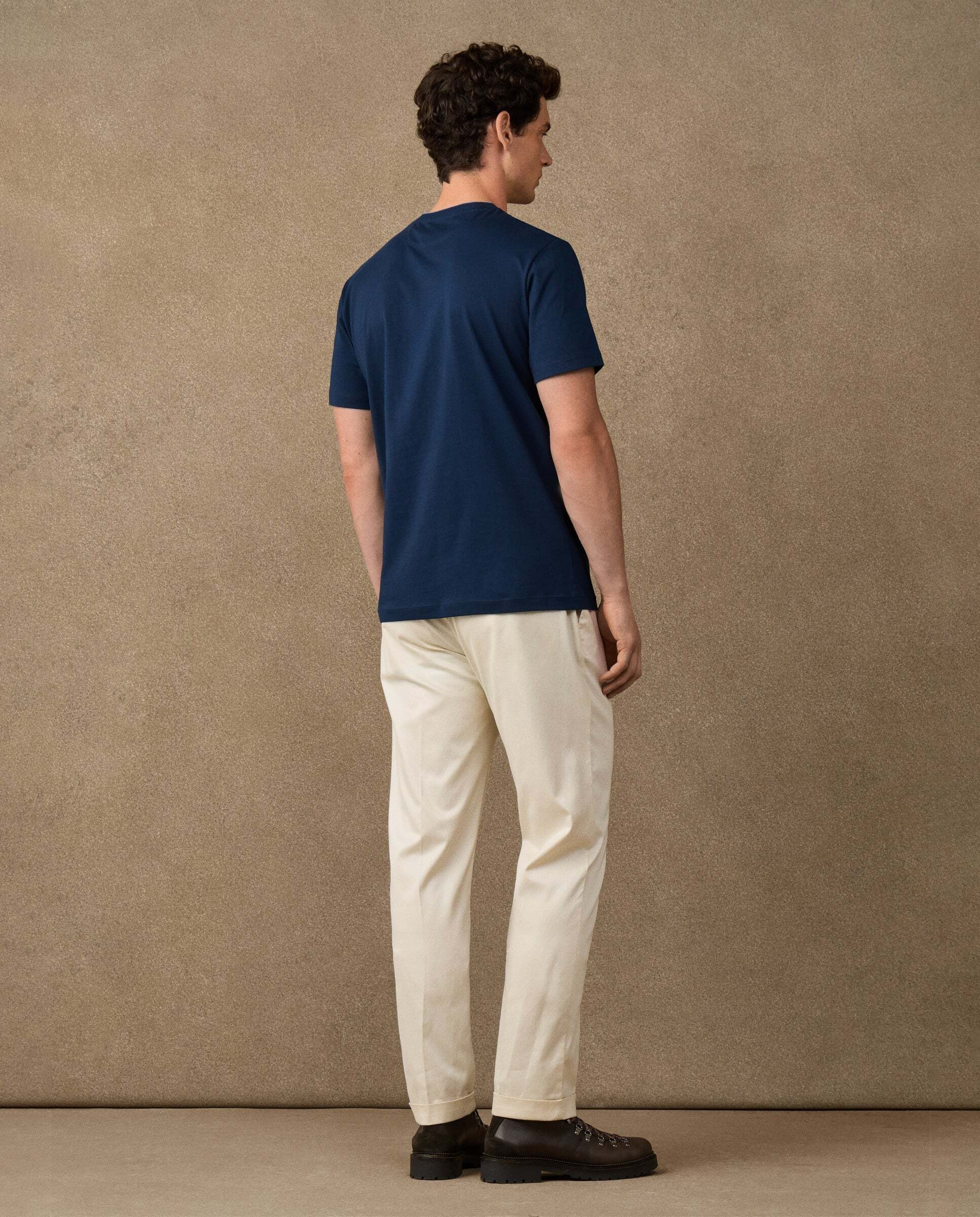 Camiseta de hombre logo h fit clásico - Hackett - Azul marino Azul marino-3