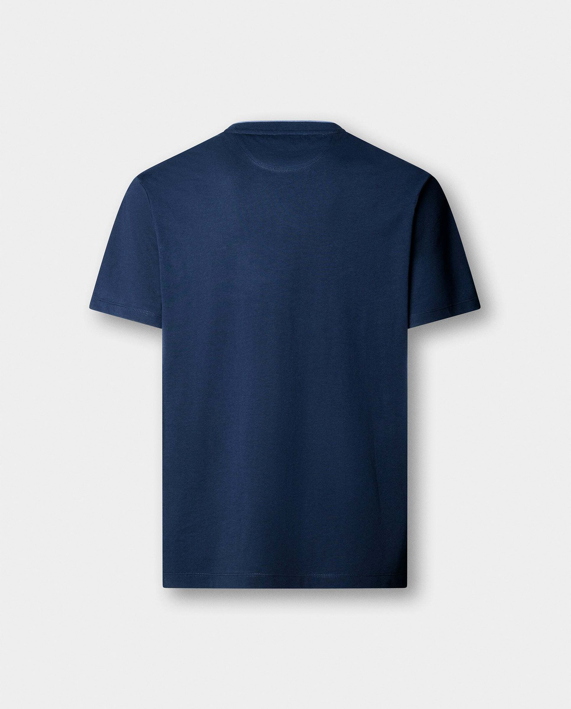 Camiseta de hombre logo h fit clásico - Hackett - Azul marino Azul marino-6