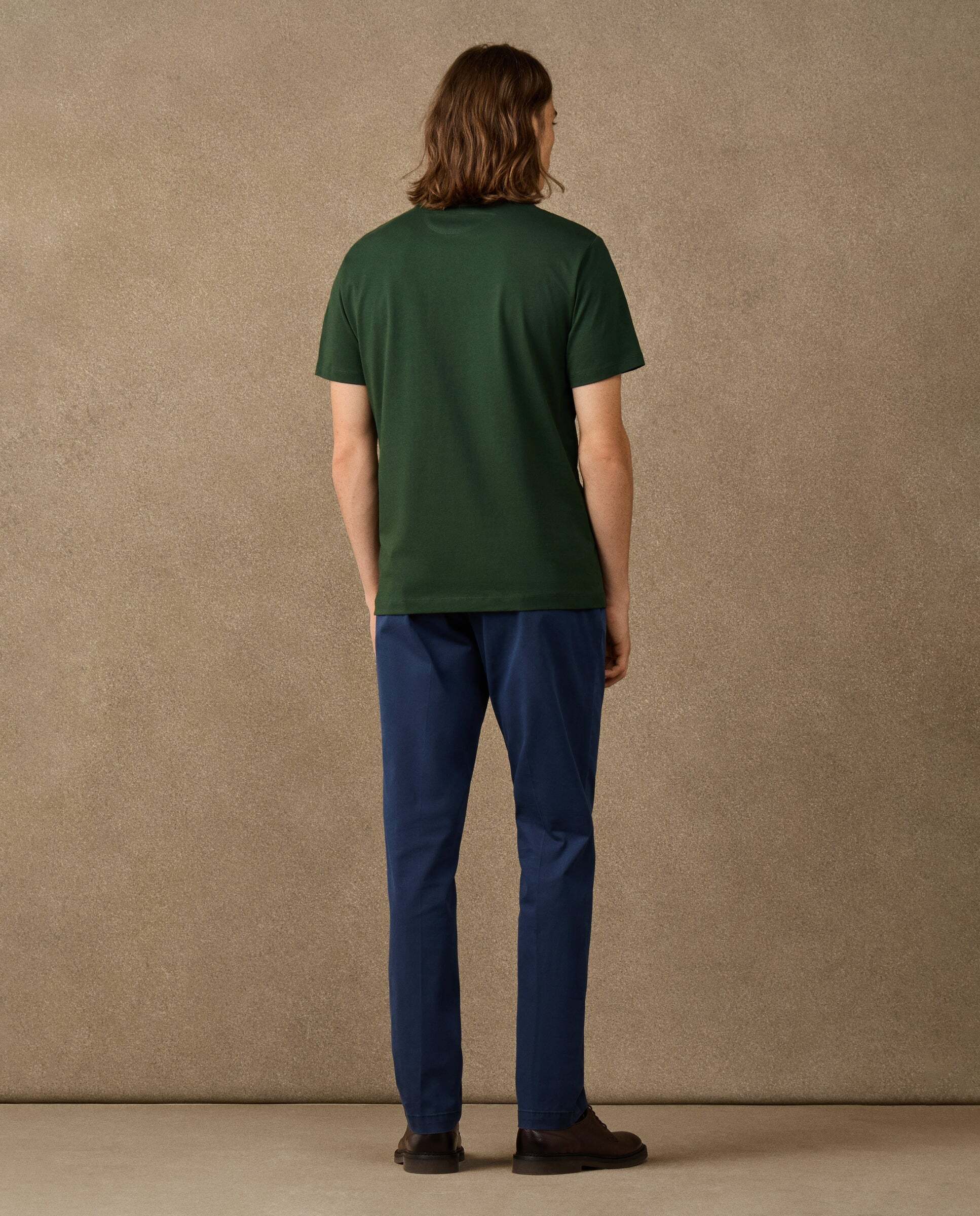 Camiseta de hombre logo h fit clásico - Hackett - Verde Verde-3