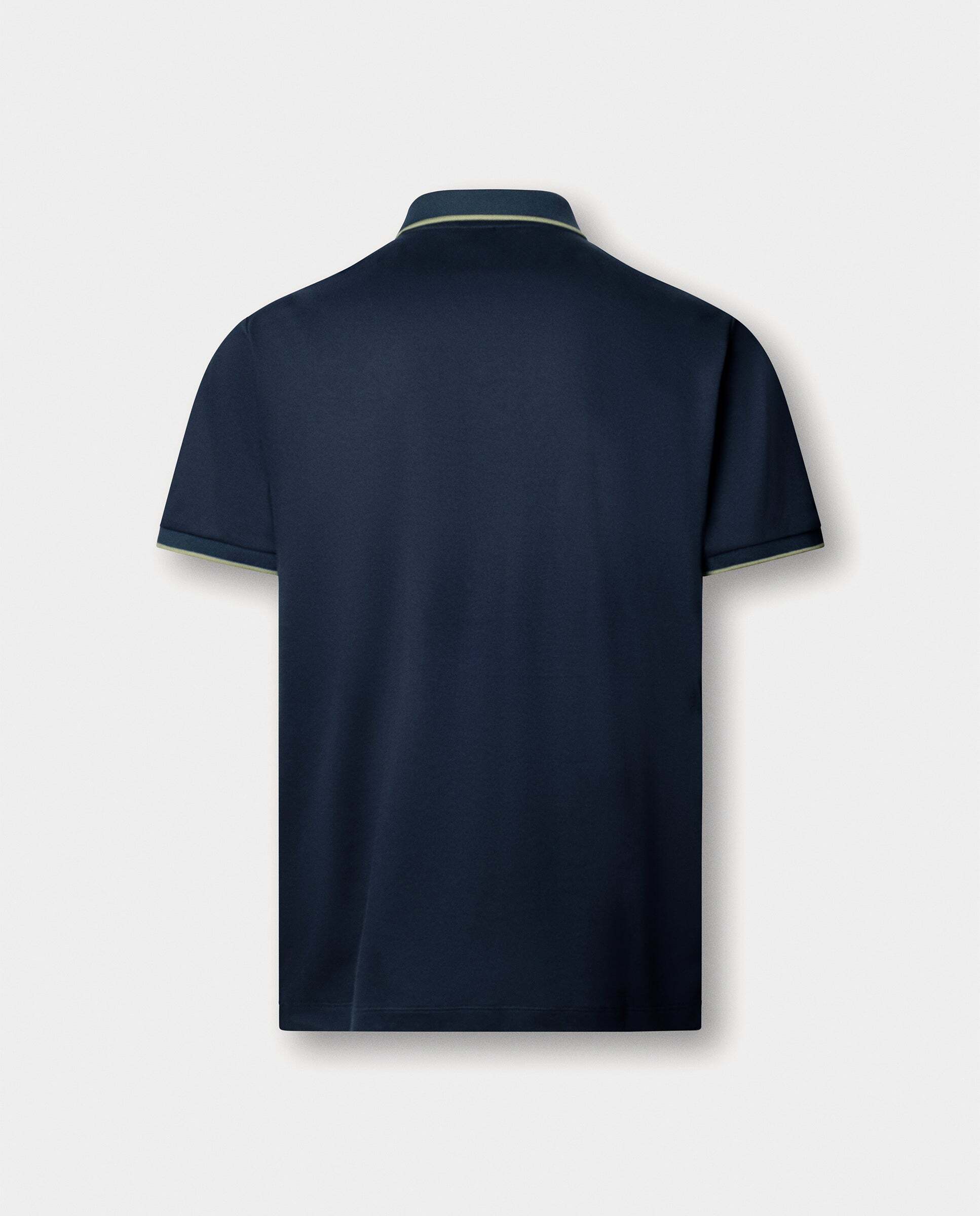 Polo de hombre manga corta con logo fit clásico - Hackett - Azul Azul-5