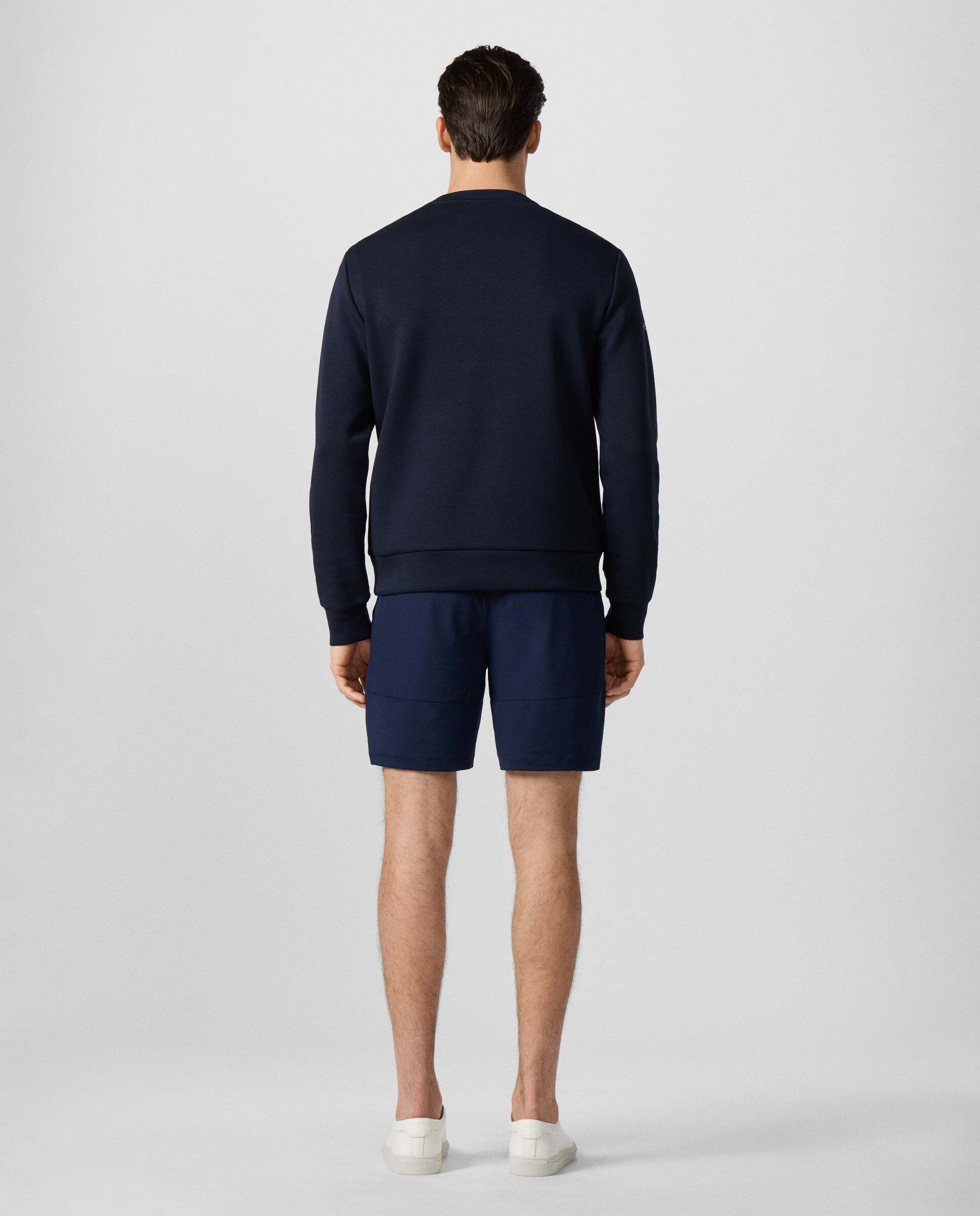 Sudadera de hombre cuello redondo con logo - Hackett - Azul marino Azul marino-3