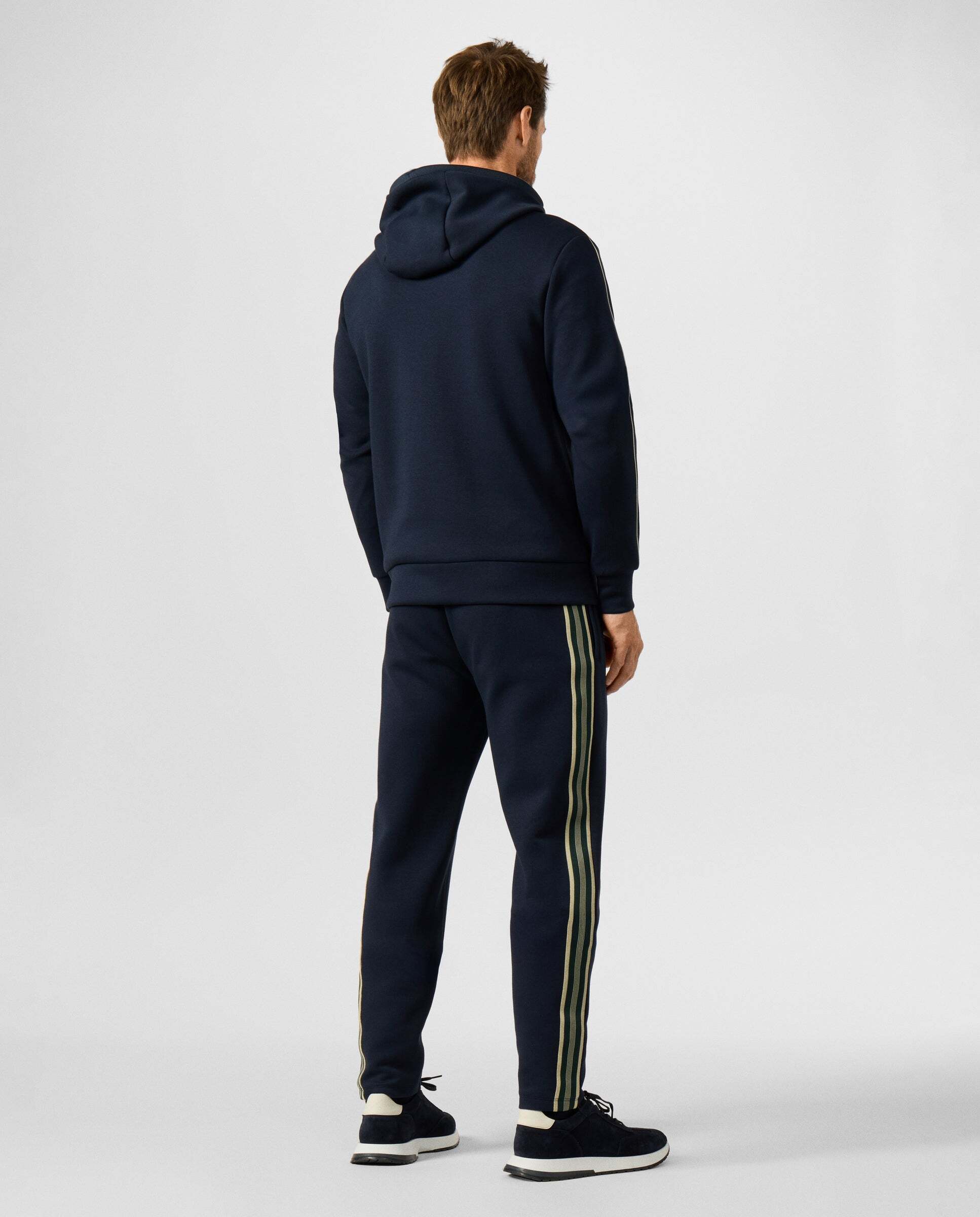 Sudadera de hombre con capucha y logo - Hackett - Azul Azul-3
