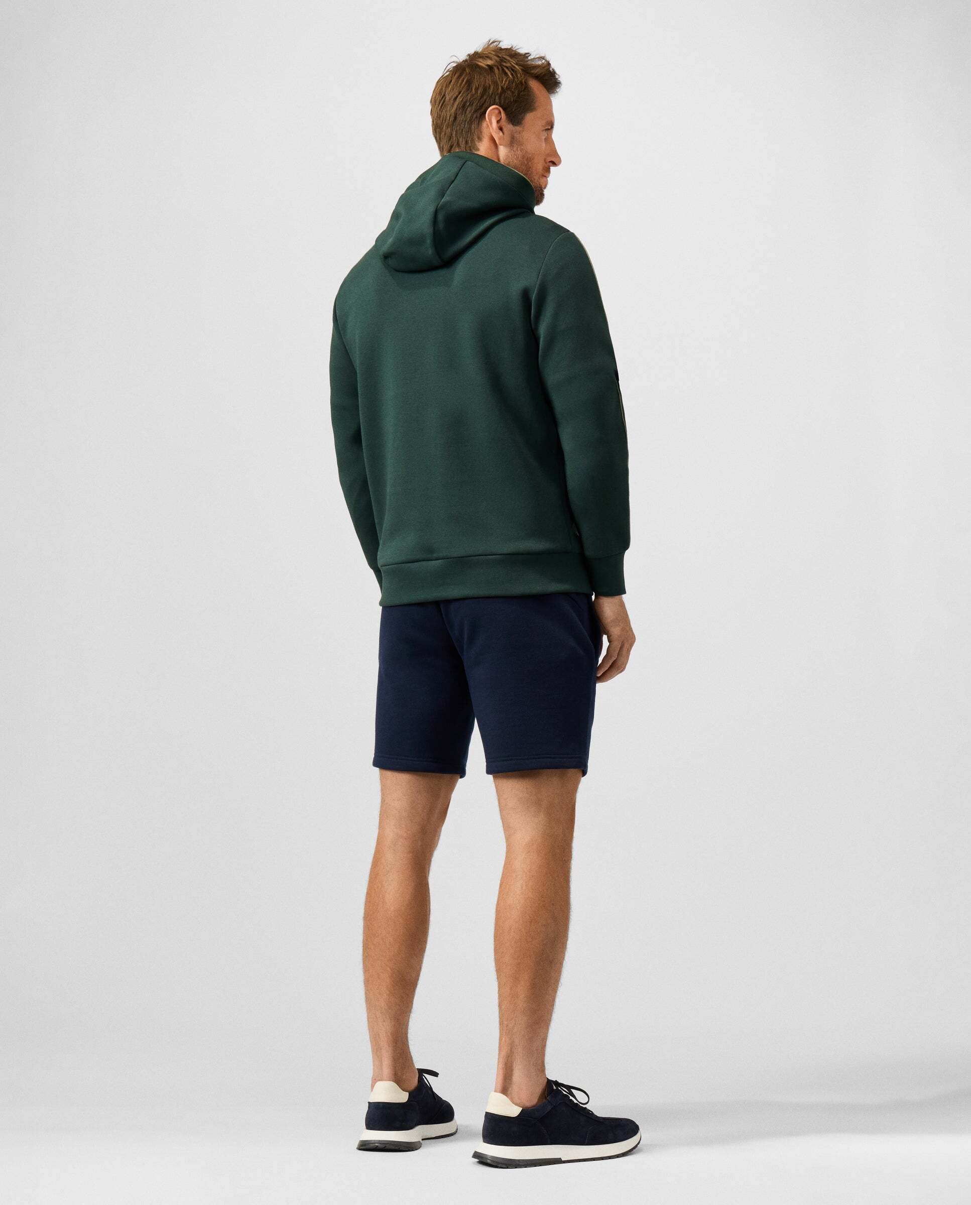 Sudadera de hombre con capucha y logo - Hackett - Verde Verde-3
