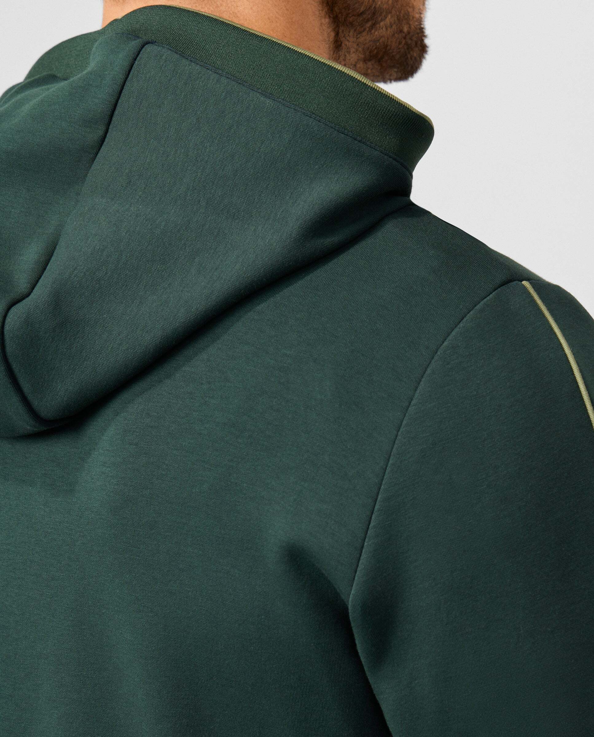 Sudadera de hombre con capucha y logo - Hackett - Verde Verde-5