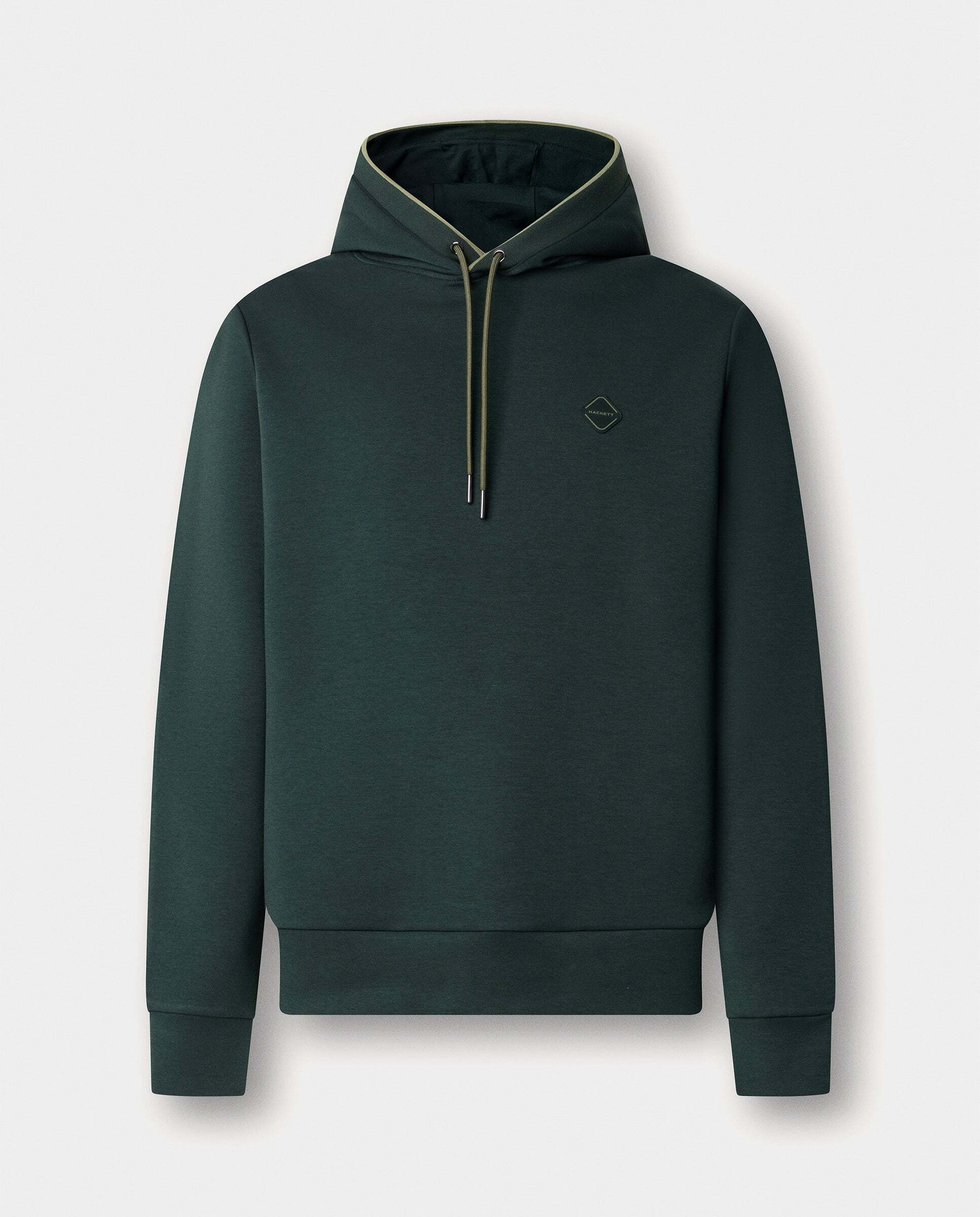 Sudadera de hombre con capucha y logo - Hackett - Verde Verde-7