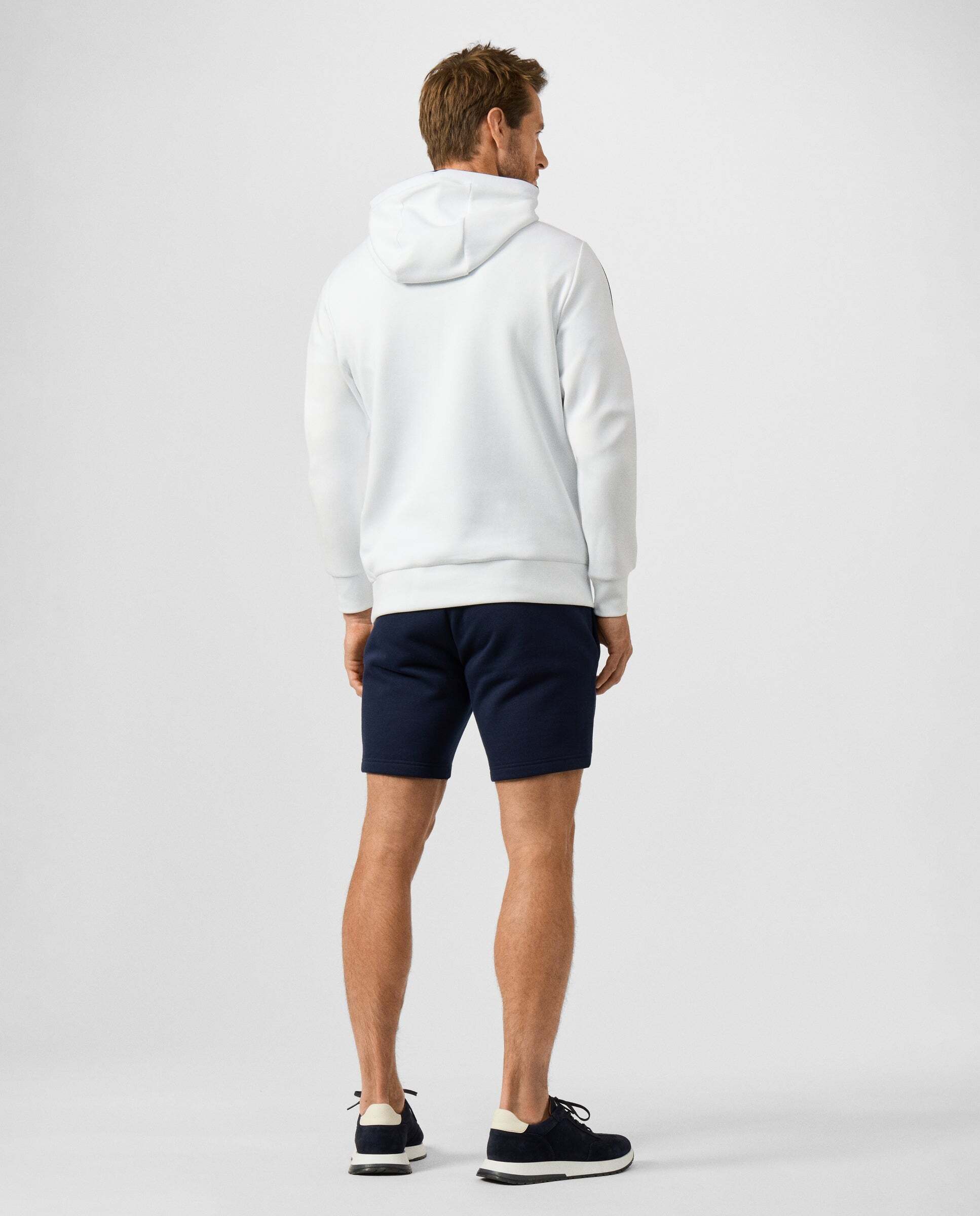 Sudadera de hombre con capucha y logo - Hackett - Blanco Blanco-3
