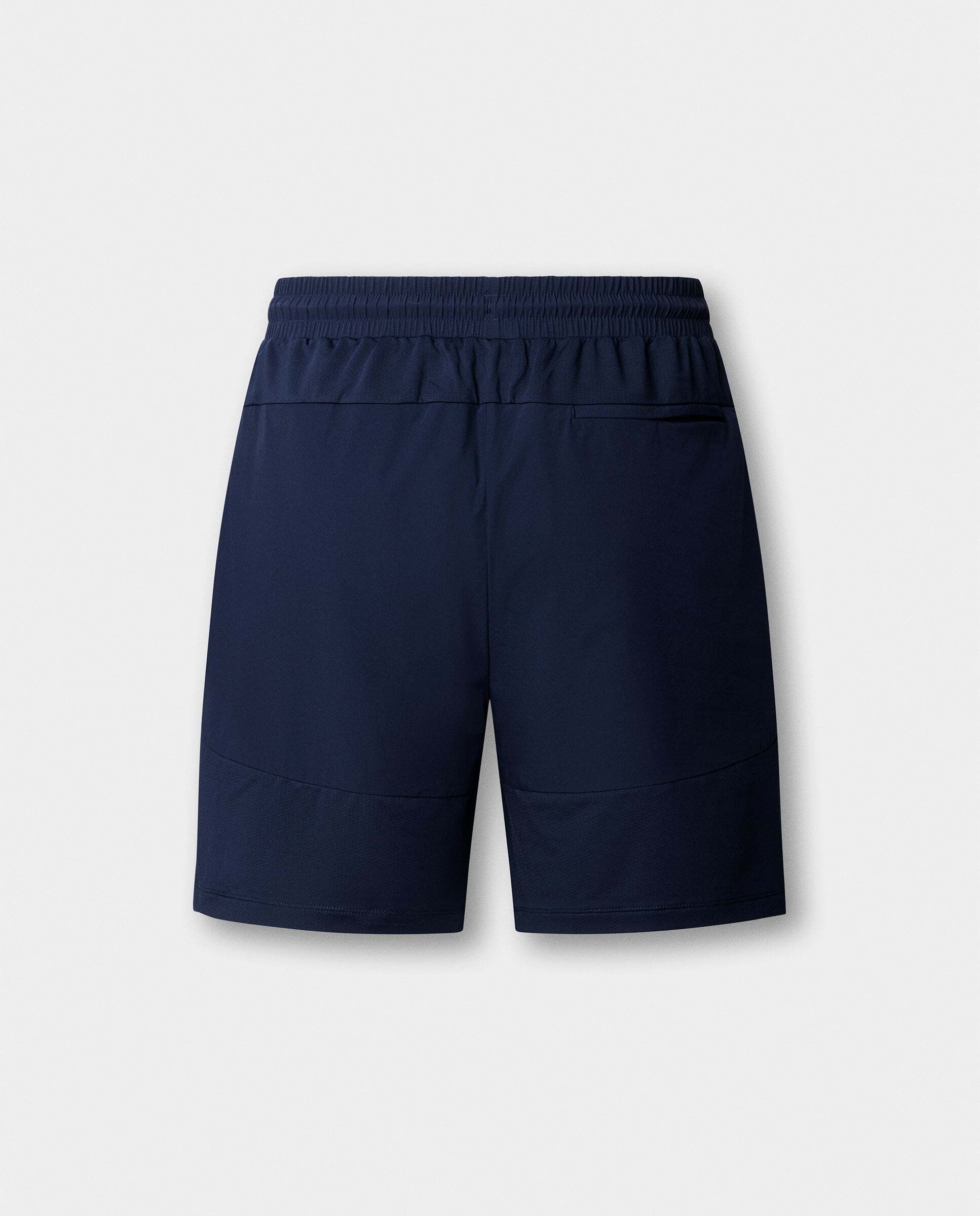 Pantalones de hombre cortos de entrenamiento de malla con logo - Hackett - Azul Azul-8
