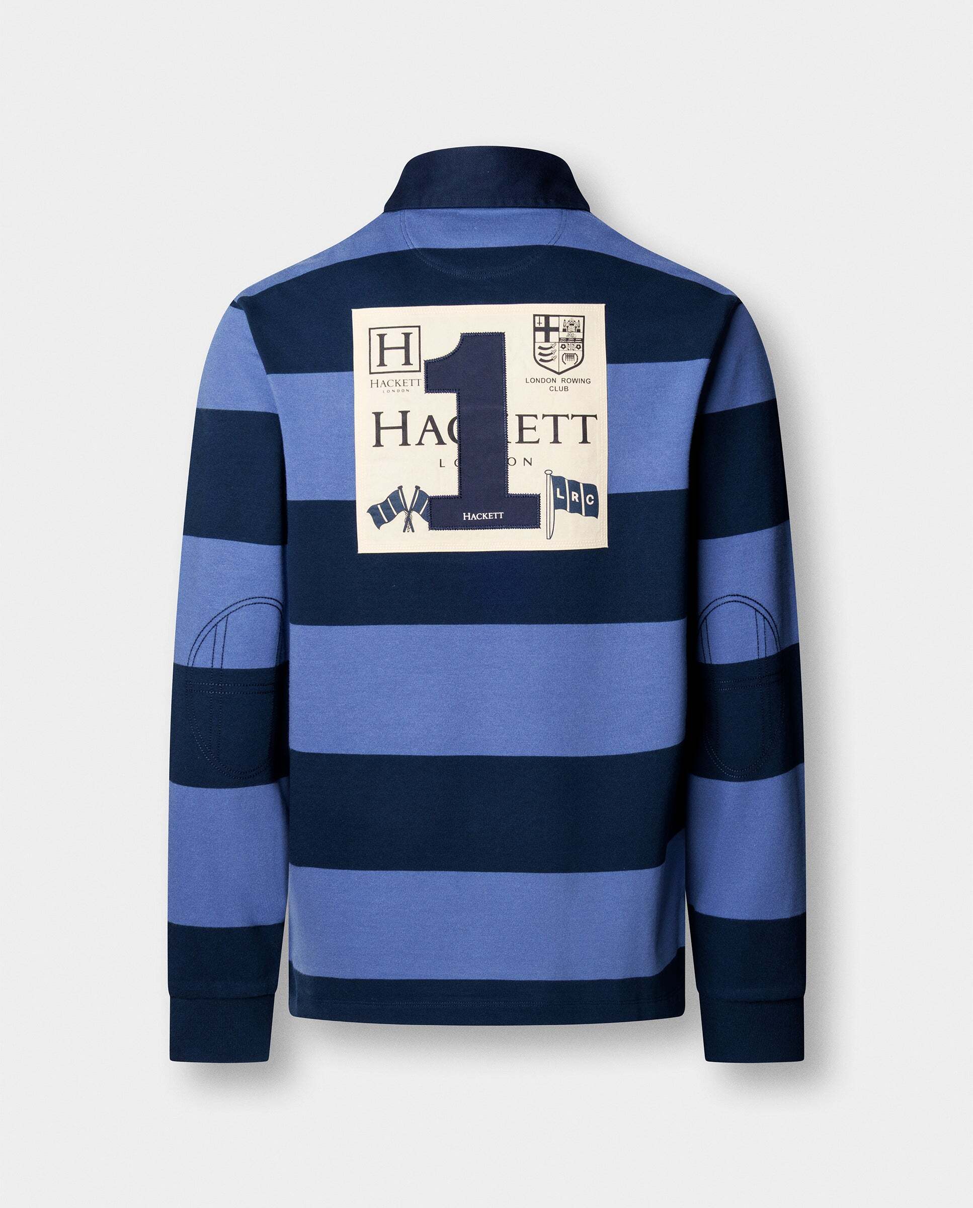 Imagen 8 de Polo de hombre rugby lrc back patch fit clásico - Hackett - Añil Añil