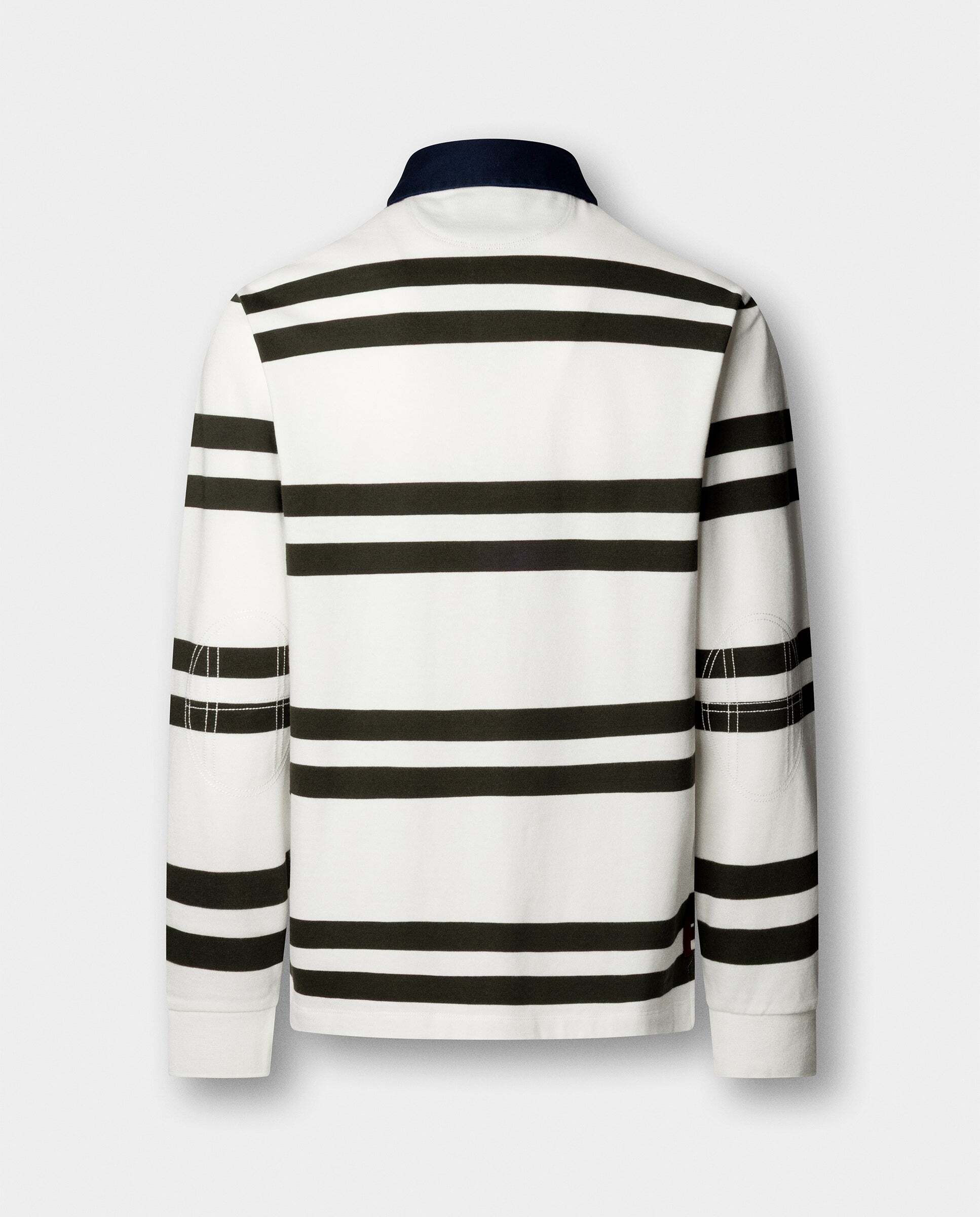 Polo de hombre rugby rayas dobles fit clásico - Hackett - Natural Natural-8