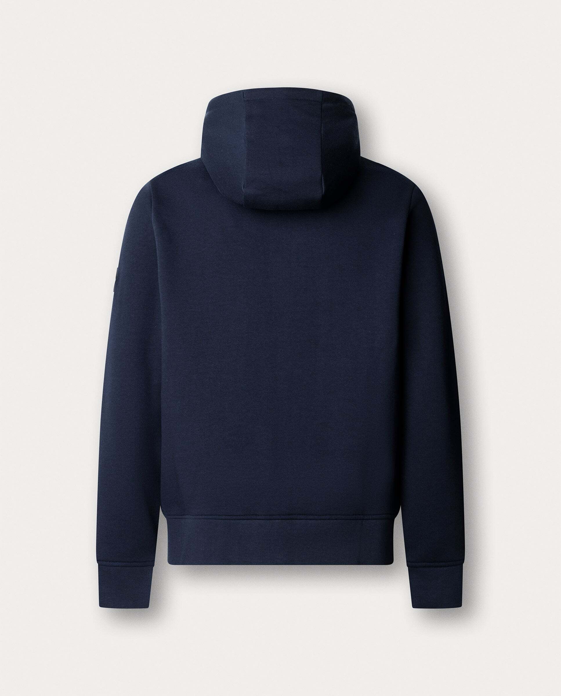 Sudadera de hombre con capucha y cremallera completa con logo luxe - Hackett - Azul Azul-5