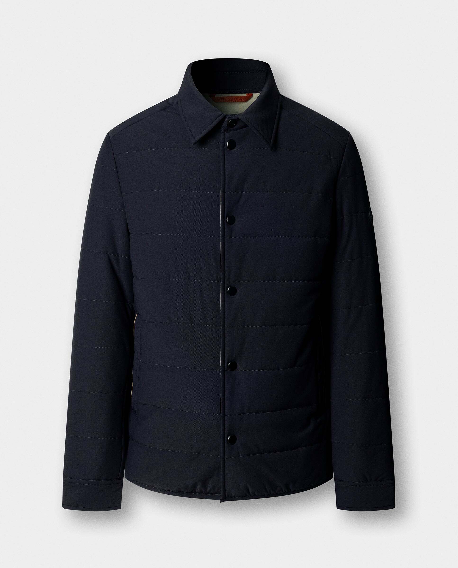 Chaqueta de hombre con camisa acolchada city - Hackett - Azul marino Azul marino-6