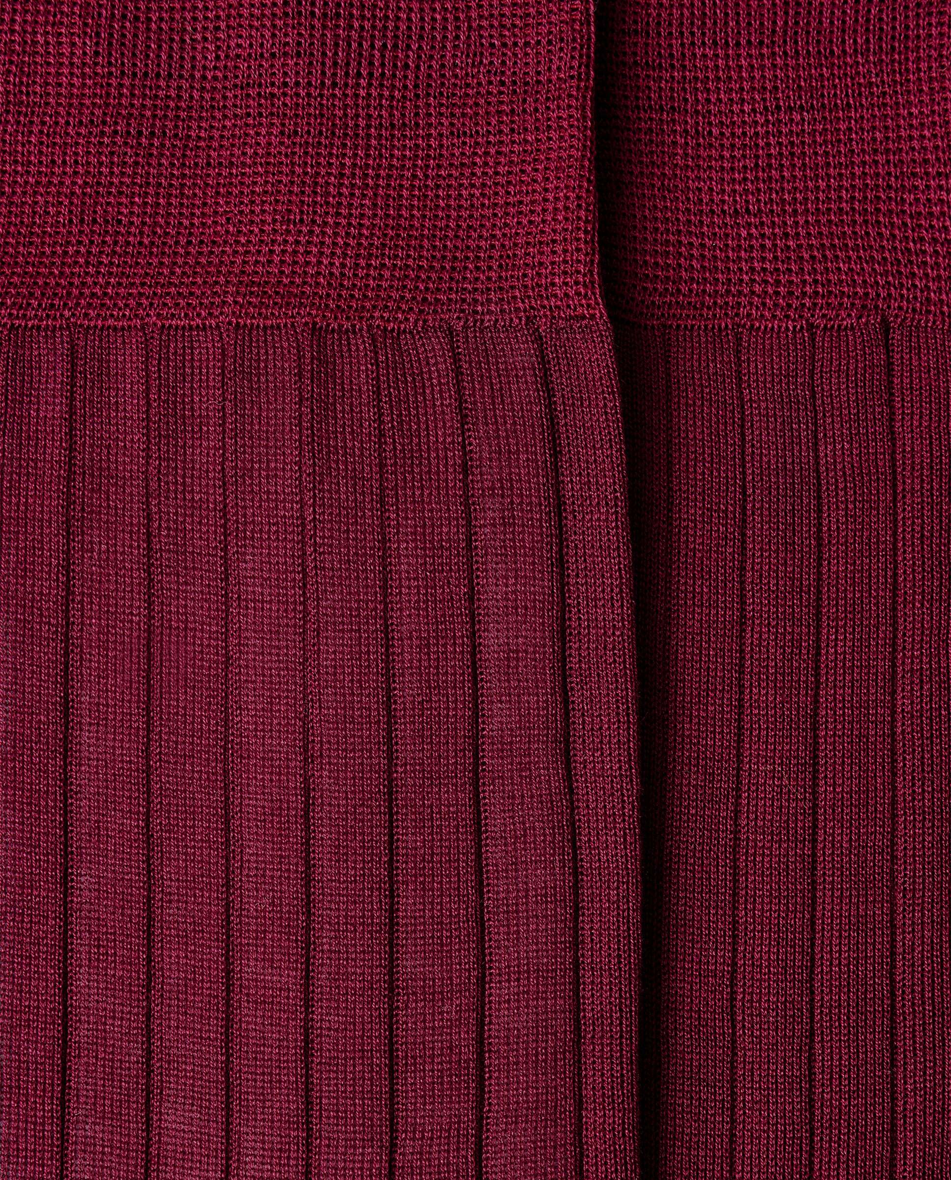 Calcetines cortos de algodón mercerizado - Hackett - Burdeos Burdeos-4
