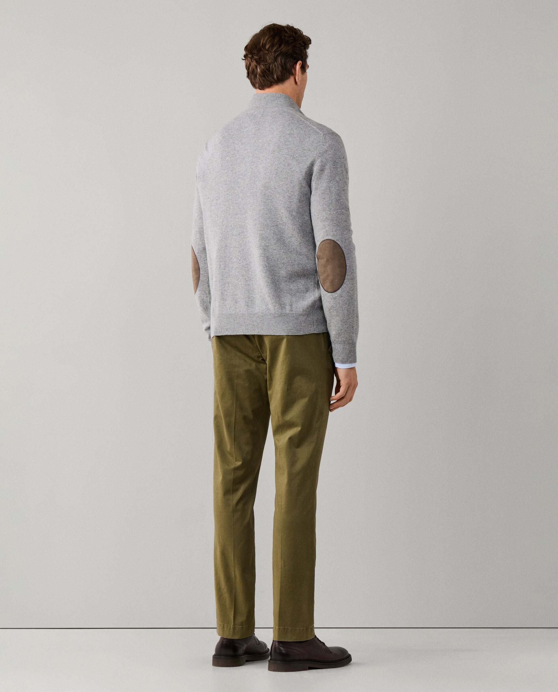 Jersey cashmere lana merino con cremallera - Hackett - Natural Natural-3