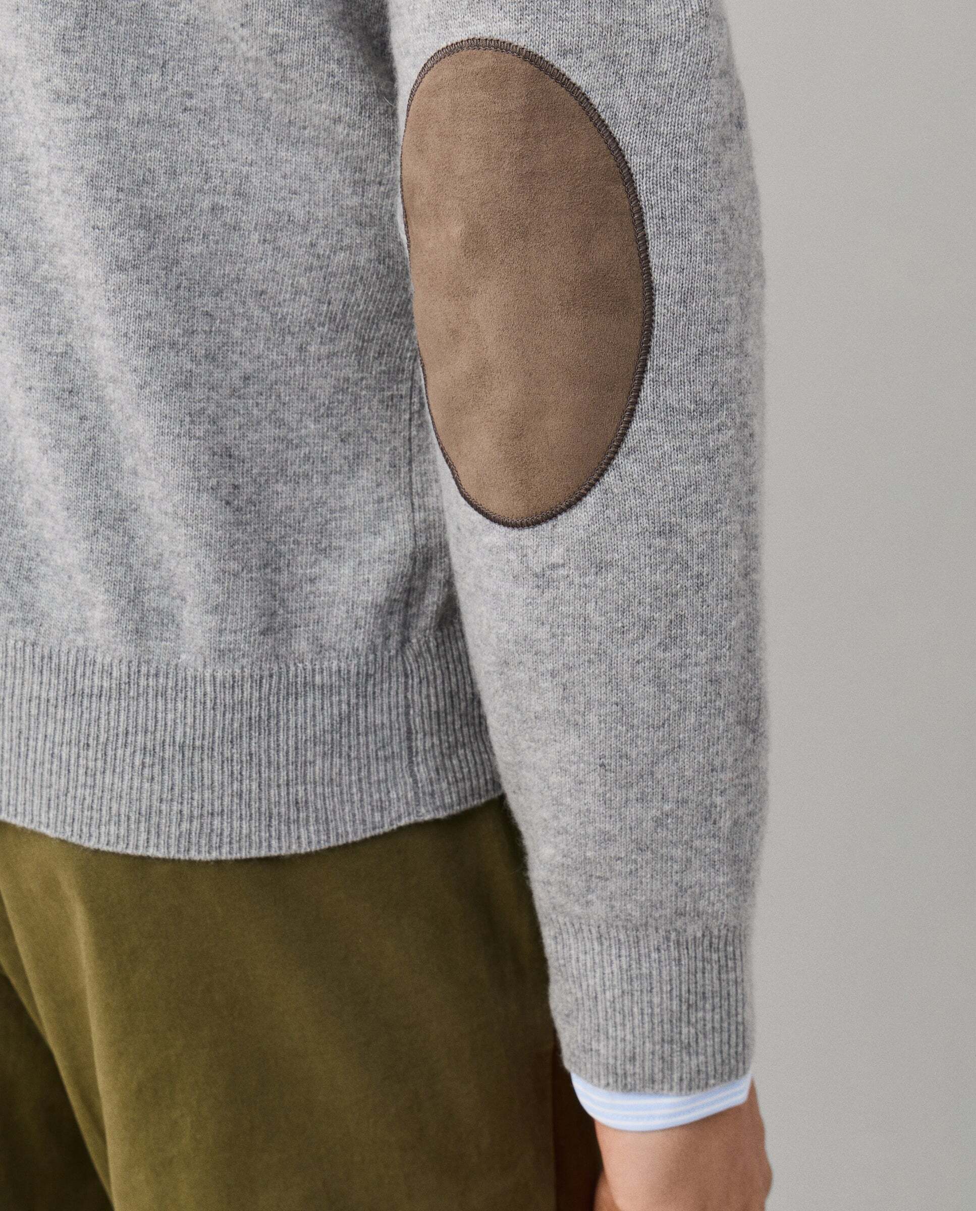 Jersey cashmere lana merino con cremallera - Hackett - Natural Natural-5