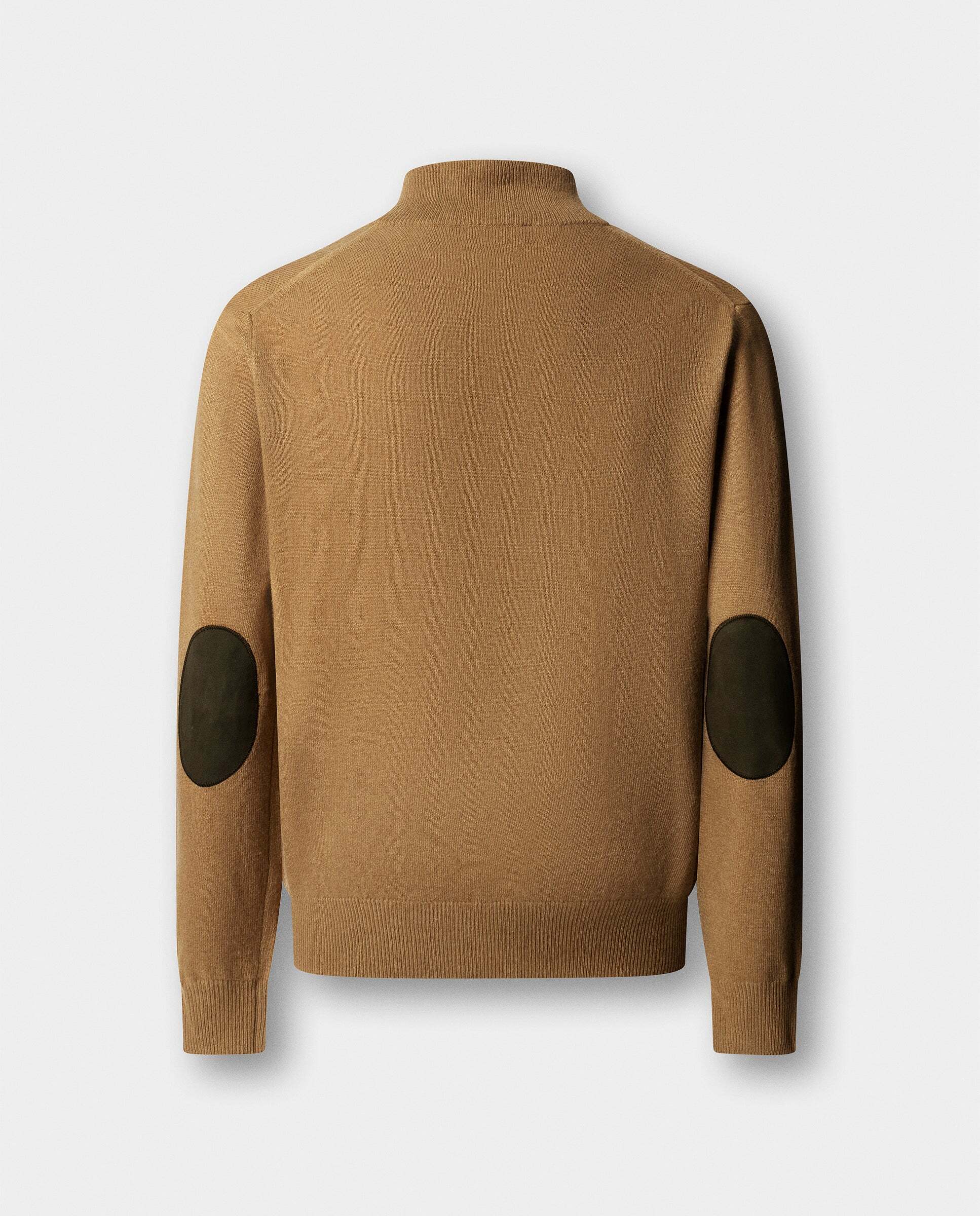 Jersey cashmere lana merino con cremallera - Hackett - Beige Beige-7