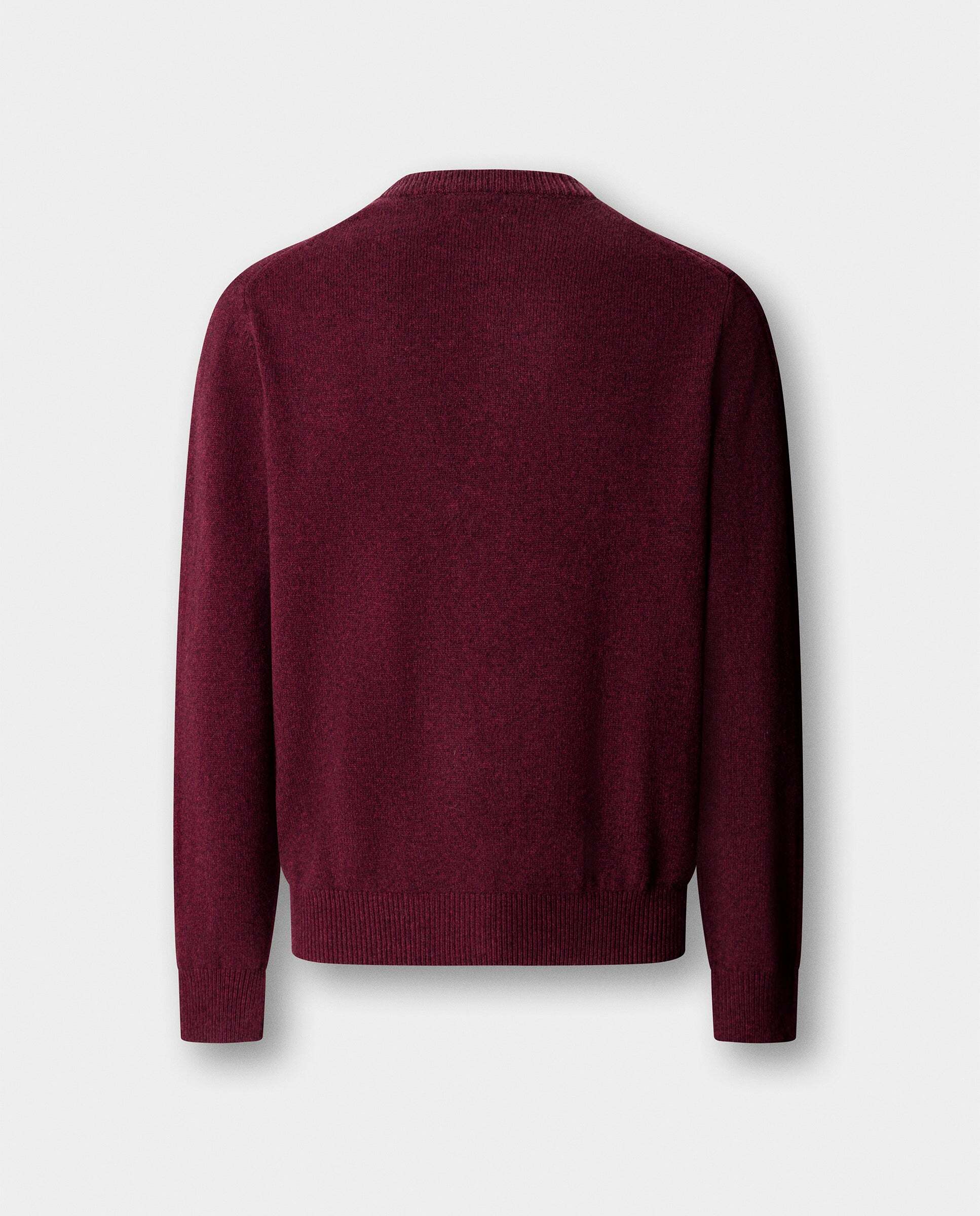 Jersey de hombre de lana de cordero cuello redondo - Hackett - Rojo Rojo-7